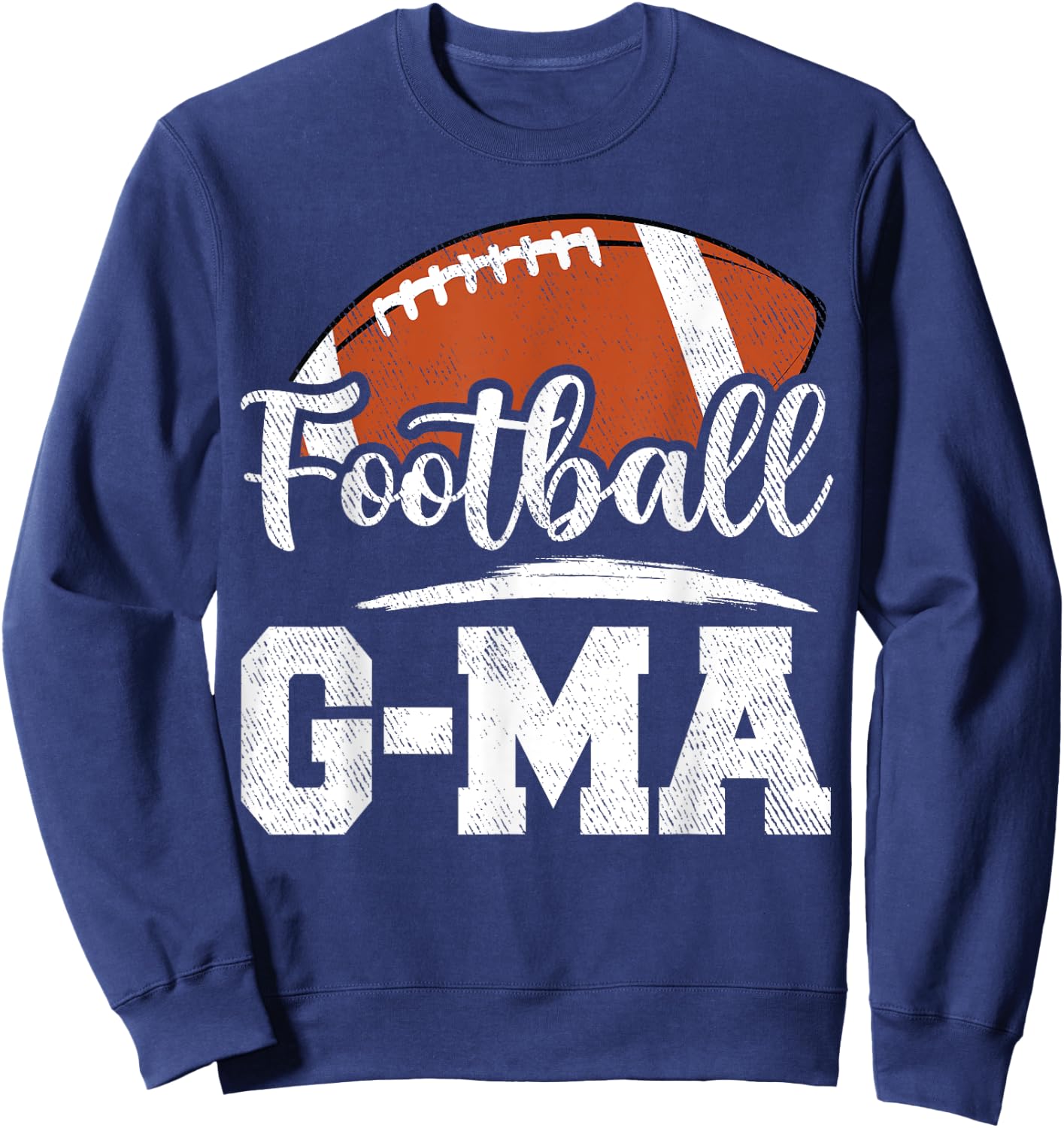 Football G-Ma Football Player Game Day Mother's Day Sweatshirt - Sweatshirt | Navy