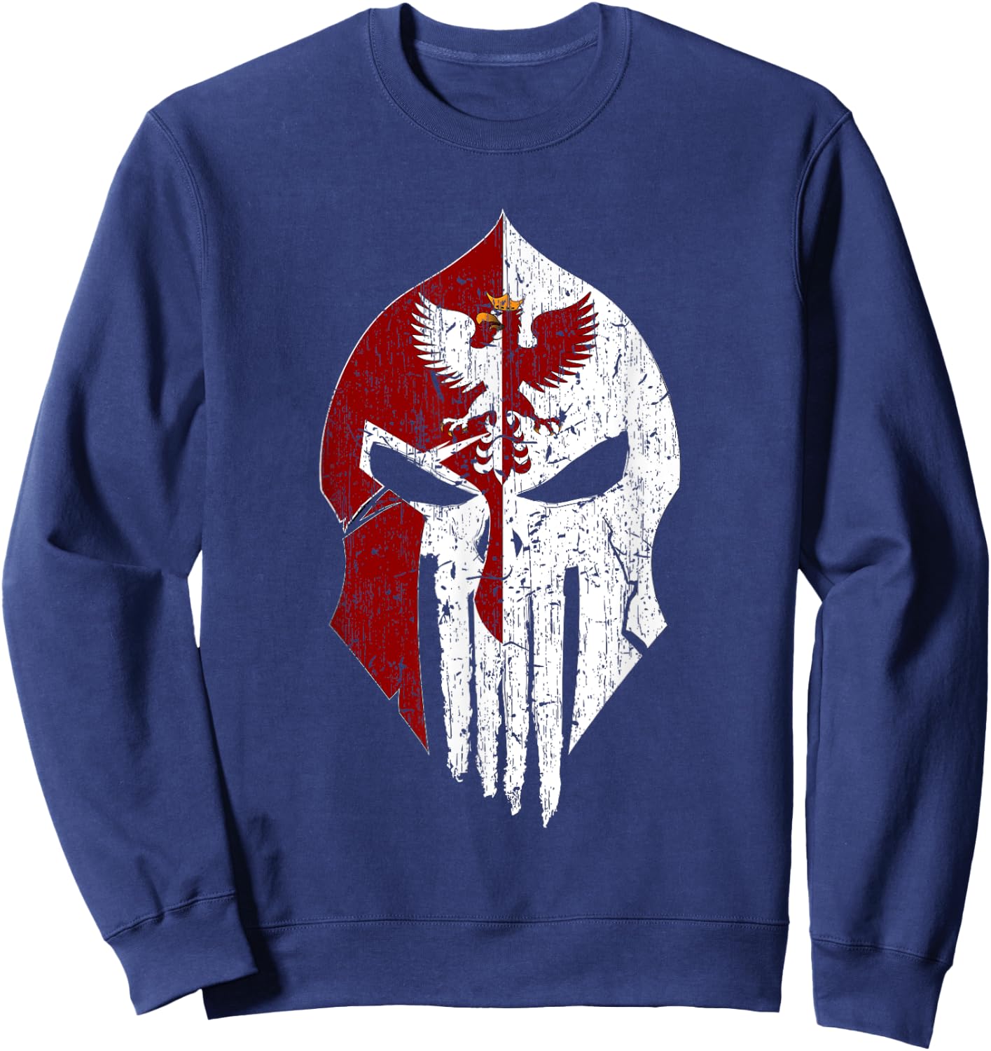 Polish Hussar Husaria Warrior Polish Winged Hussar Cavalry Sweatshirt - Sweatshirt | Navy