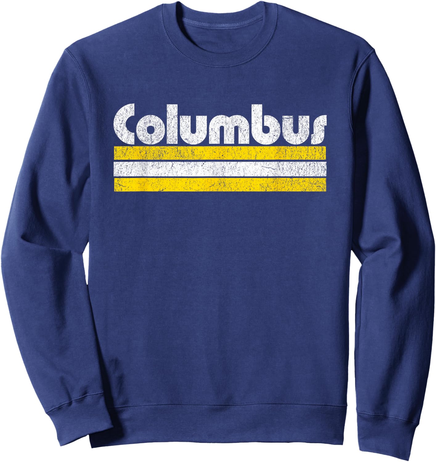 Columbus Soccer Vintage City Sweatshirt - Sweatshirt | Navy