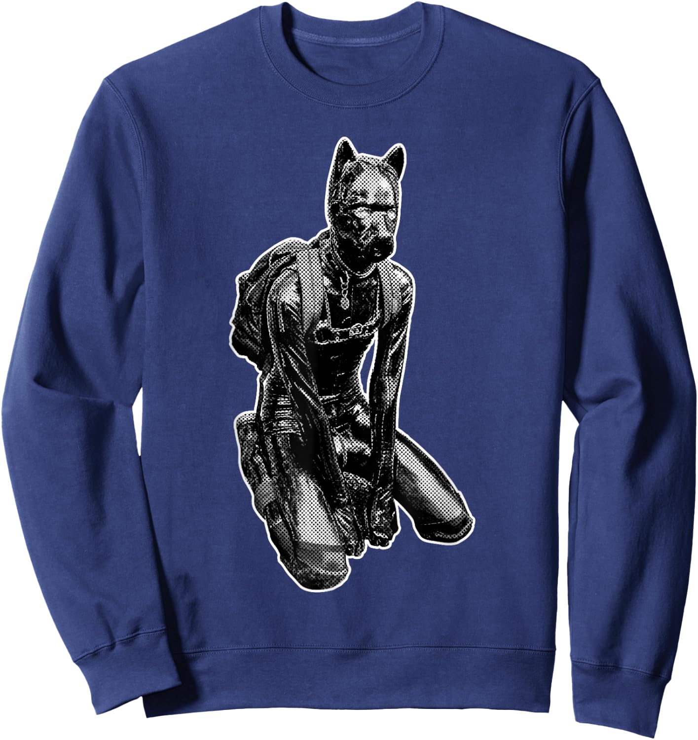 Doggy Petplay Puppy Play Design for Human Pup Sweatshirt - Sweatshirt | Navy