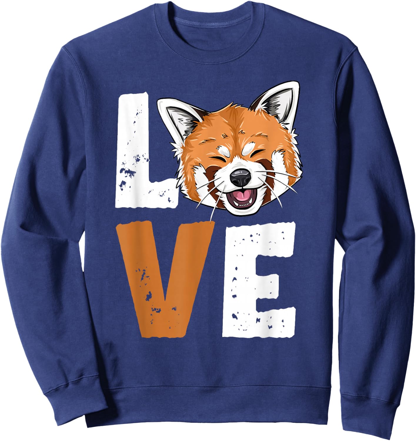 Red Panda Love Funny Cute Red Panda Lover Sweatshirt - Sweatshirt | Navy