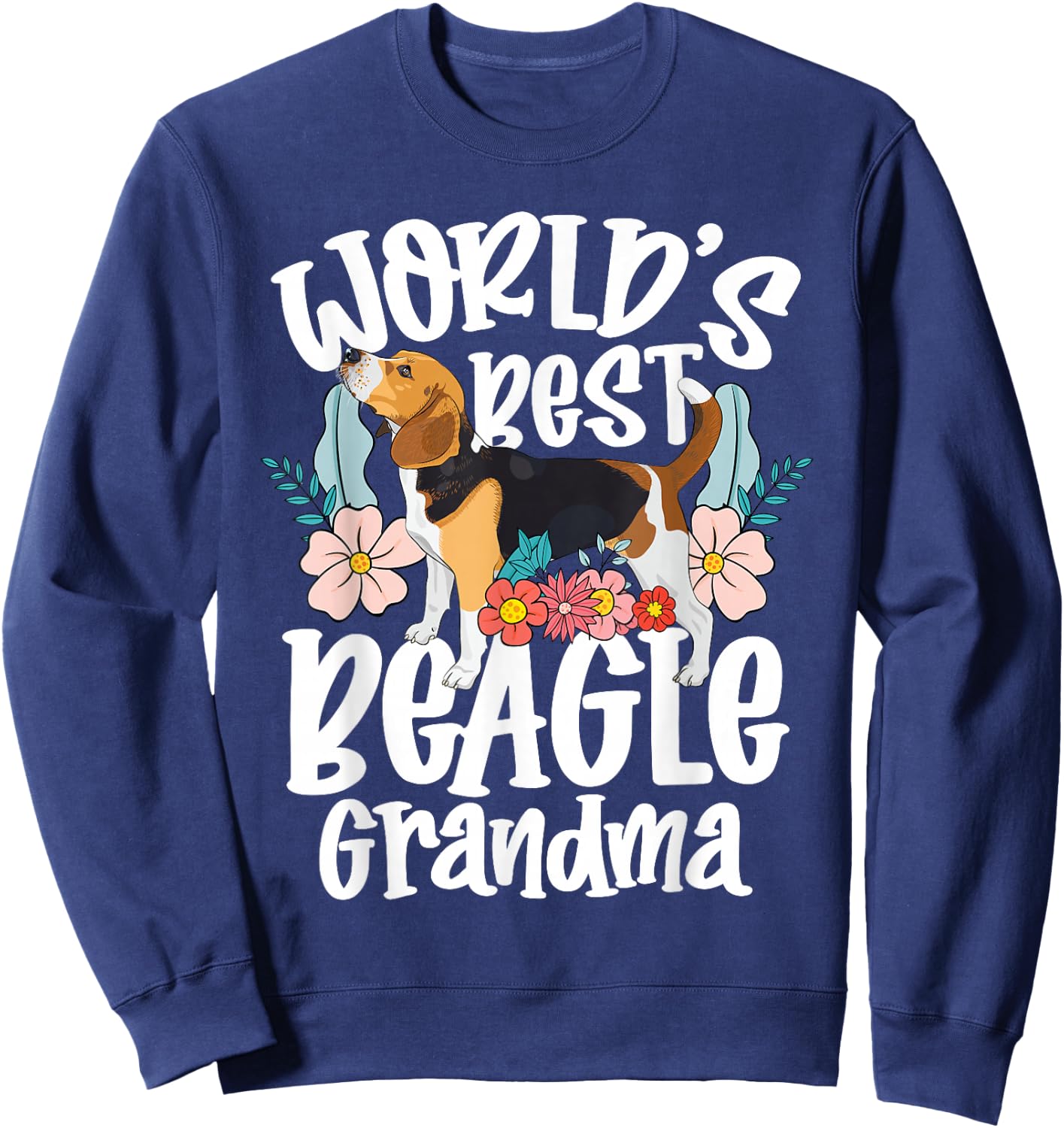 World's best beagle grandma Sweatshirt - Sweatshirt | Navy