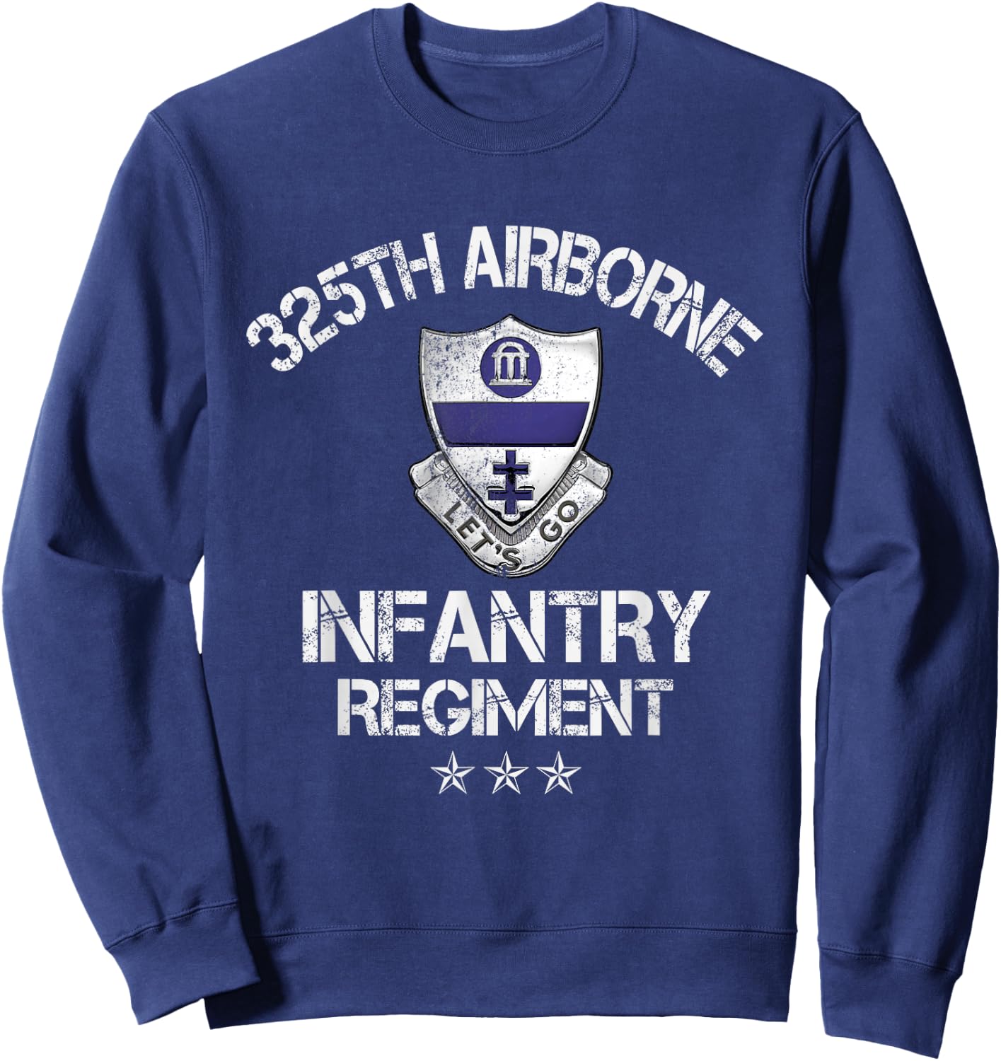 325th Airborne Infantry Regiment Veteran Patriotic Gift Sweatshirt - Sweatshirt | Navy