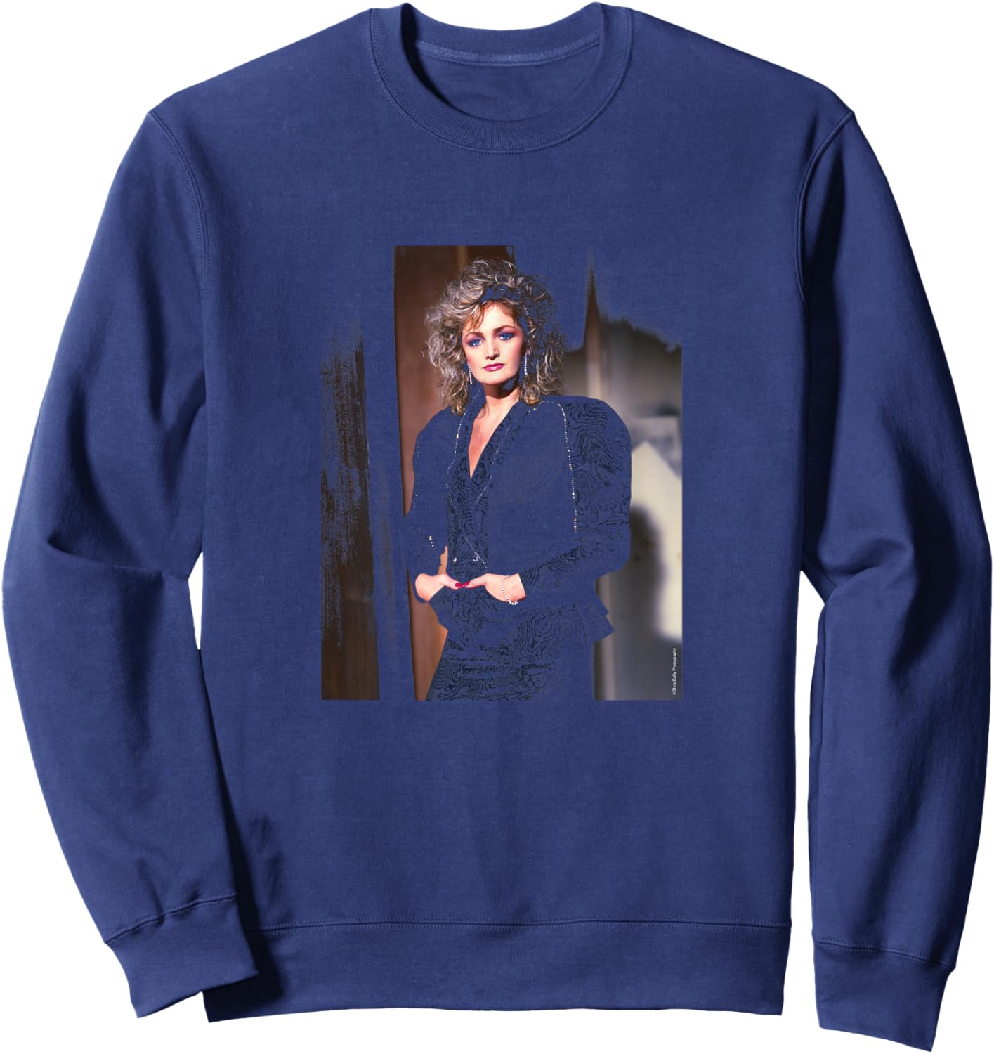 Chris Duffy Photography Singer Bonnie Tyler Portrait Sweatshirt - Sweatshirt | Navy
