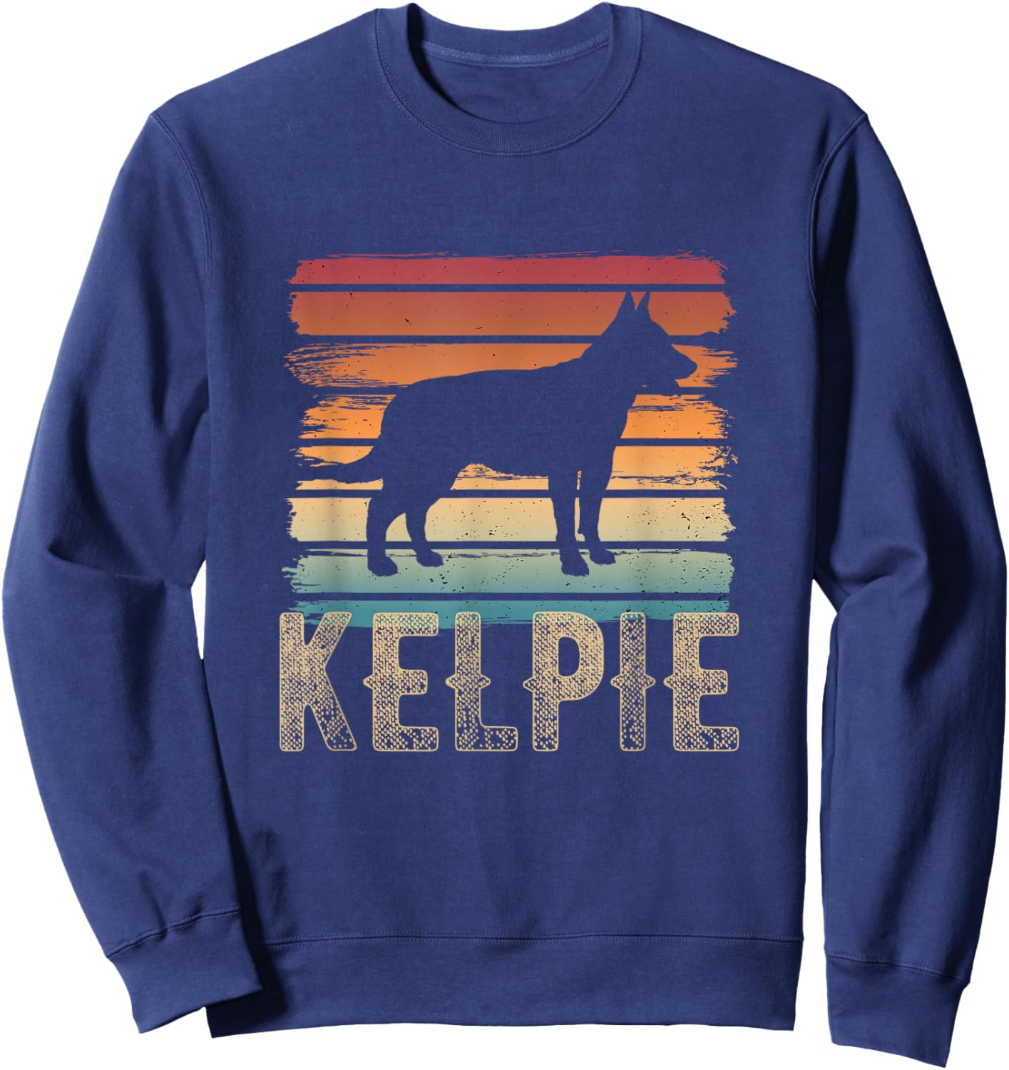 Australian Kelpie Dog Sweatshirt - Sweatshirt | Navy