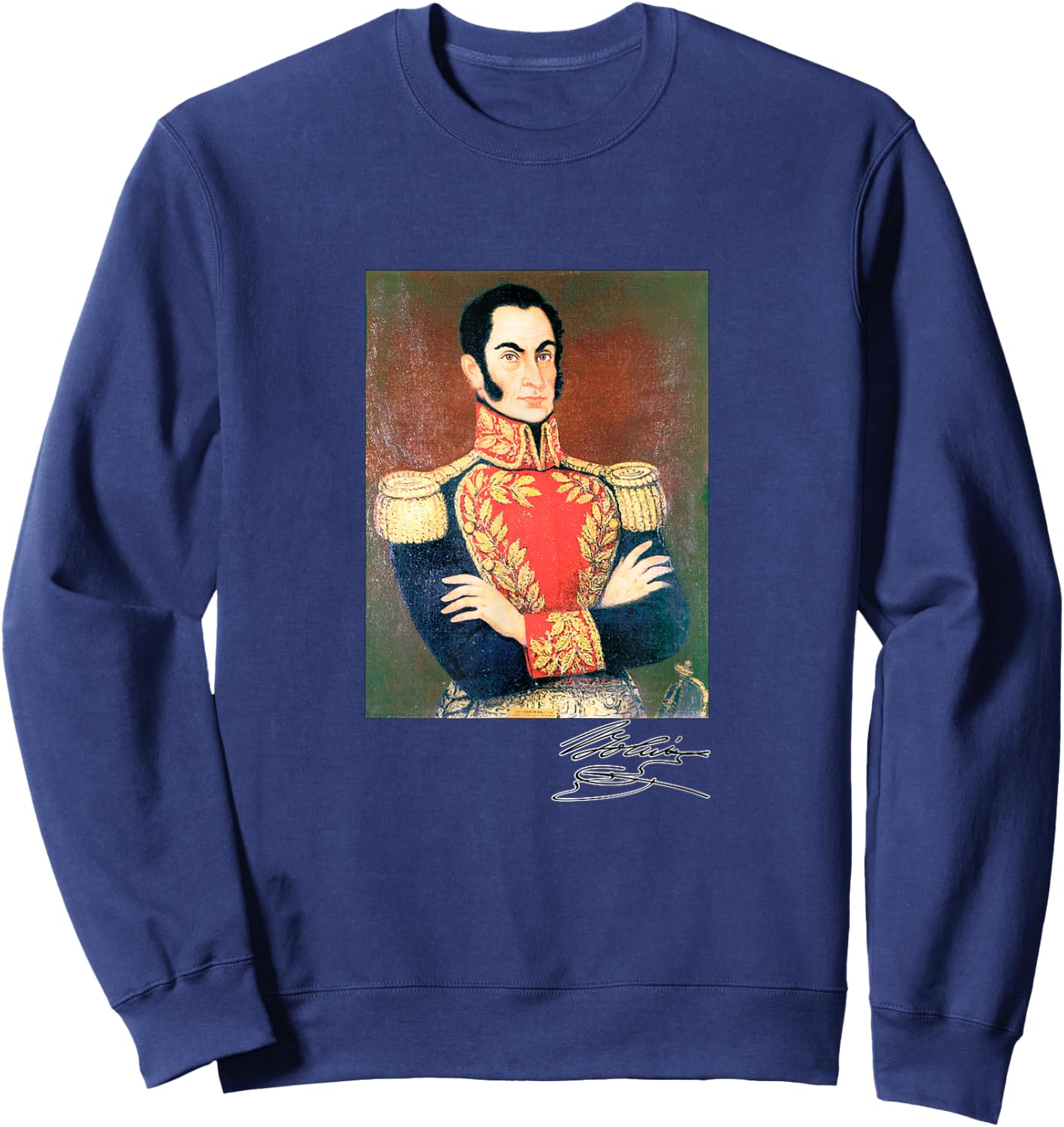 Leader Simon Bolivar Sweatshirt - Sweatshirt | Navy