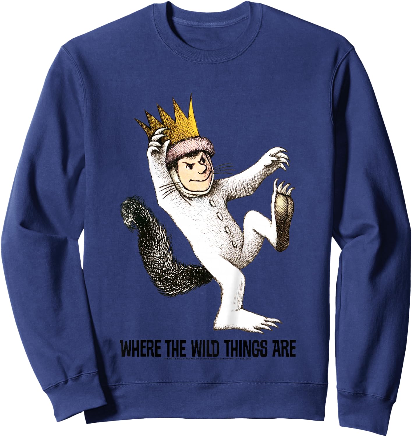 Kids Where The Wild Things are Big Max Portrait Sweatshirt - Sweatshirt | Navy