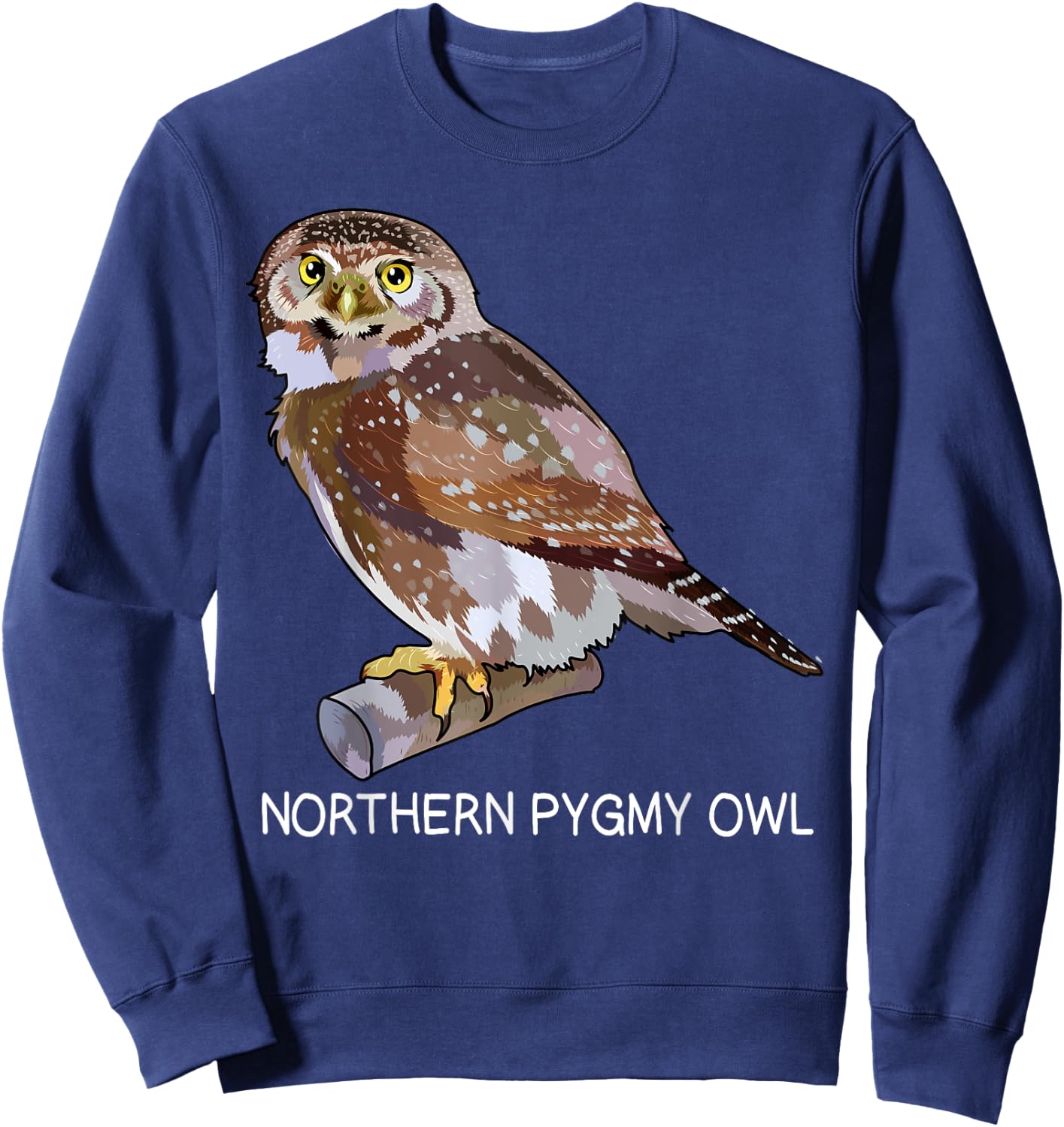 Northern Pygmy-Owl Bird Lover Sweatshirt - Sweatshirt | Navy