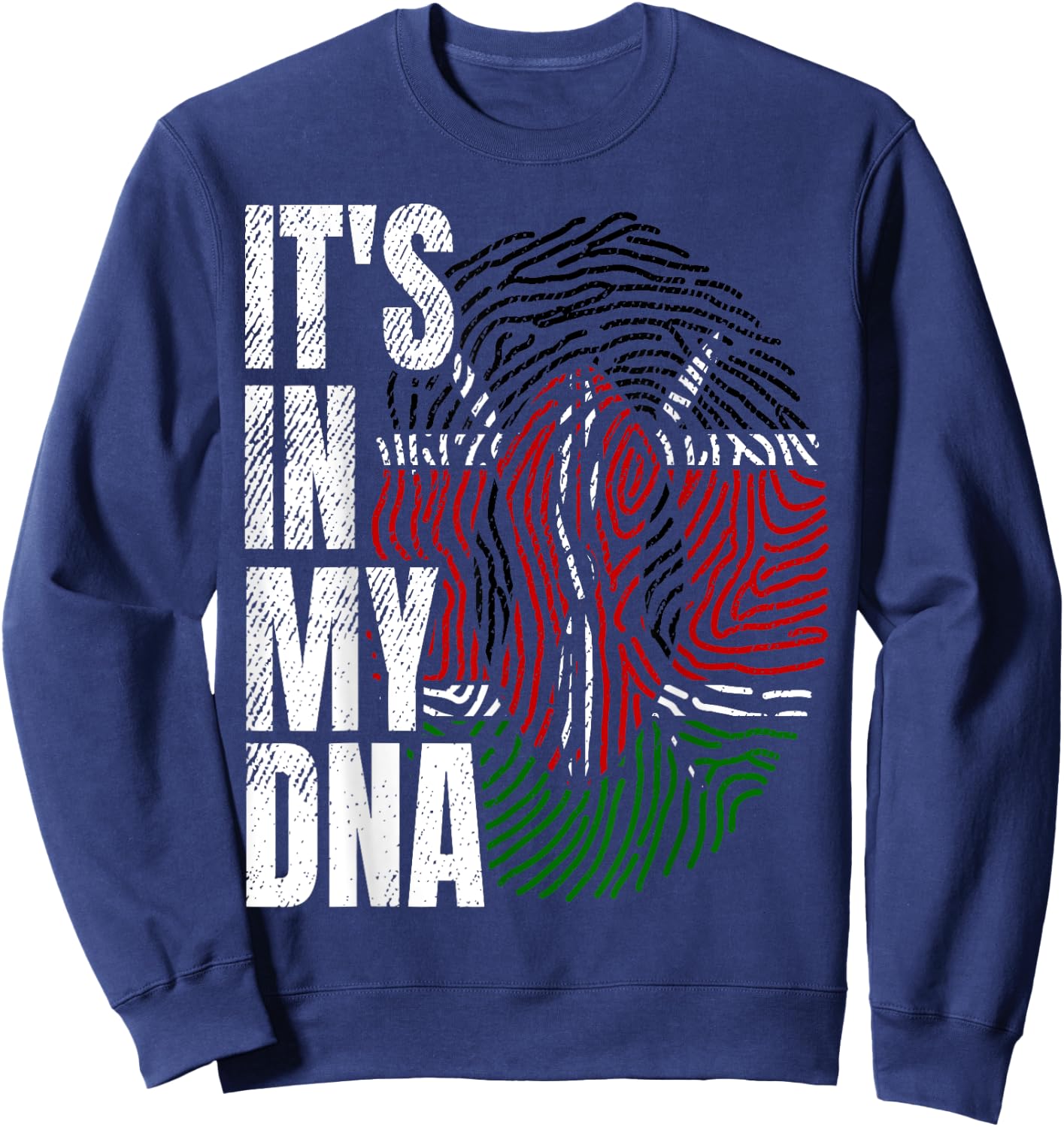 It's in My DNA Kenya National Flag Kenyan Boy Girl Gift Sweatshirt - Sweatshirt | Navy