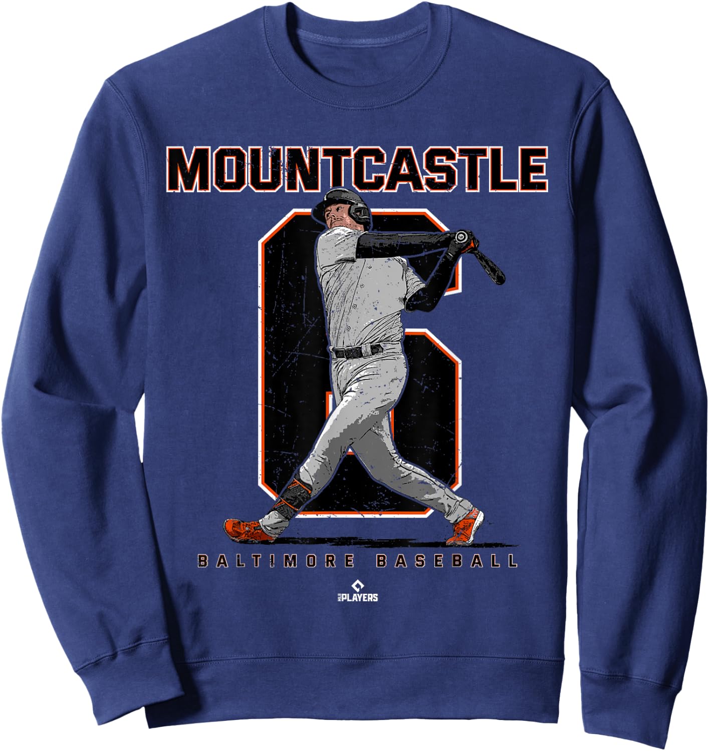 Number & Portrait Ryan Mountcastle Baltimore MLBPA Sweatshirt - Sweatshirt | Navy