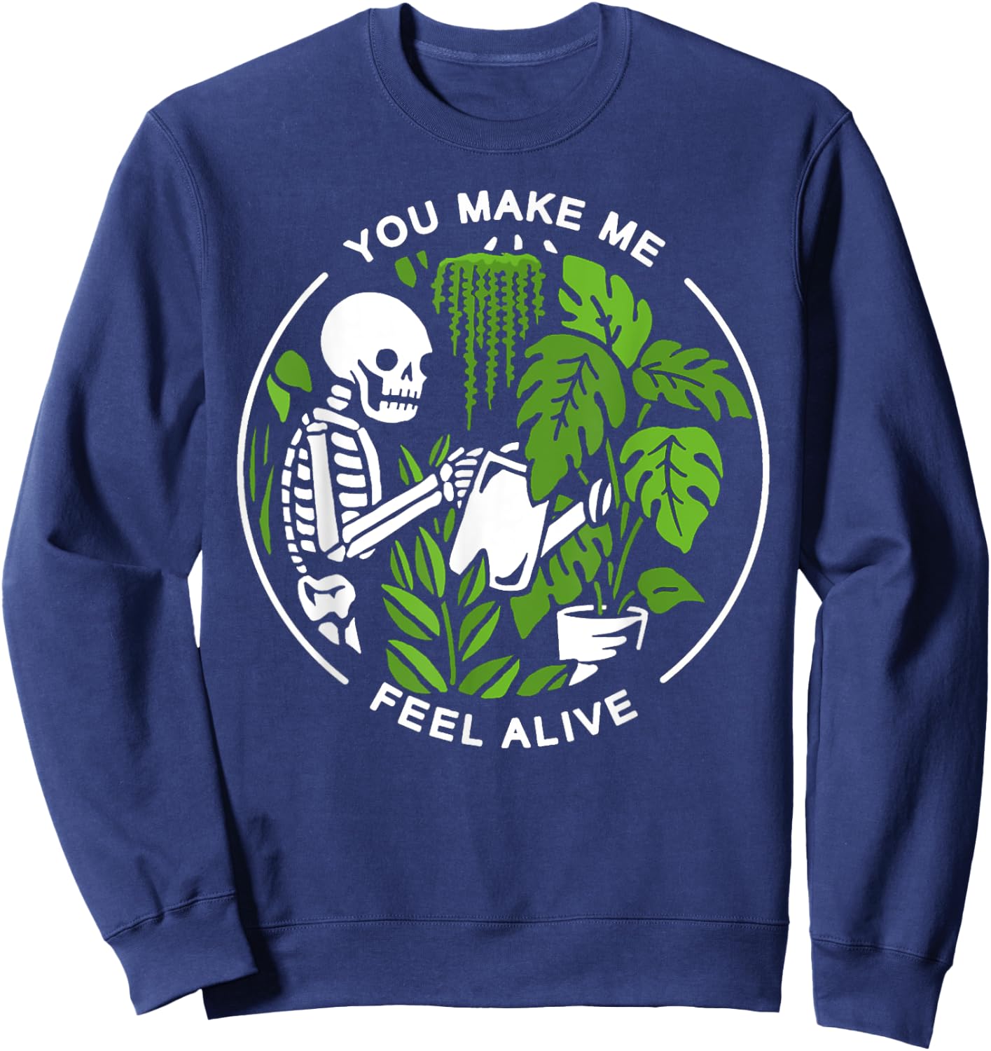 You Make Me Feel Alive Sweatshirt - Sweatshirt | Navy