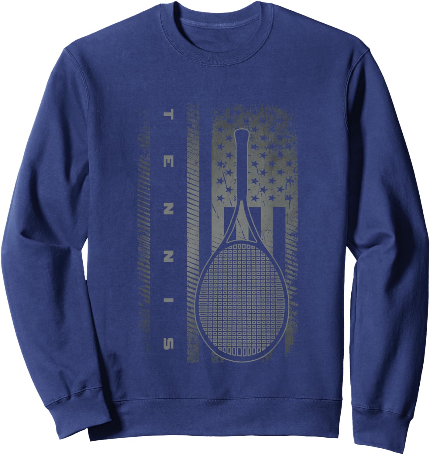 American Flag Tennis Sweatshirt - Sweatshirt | Navy