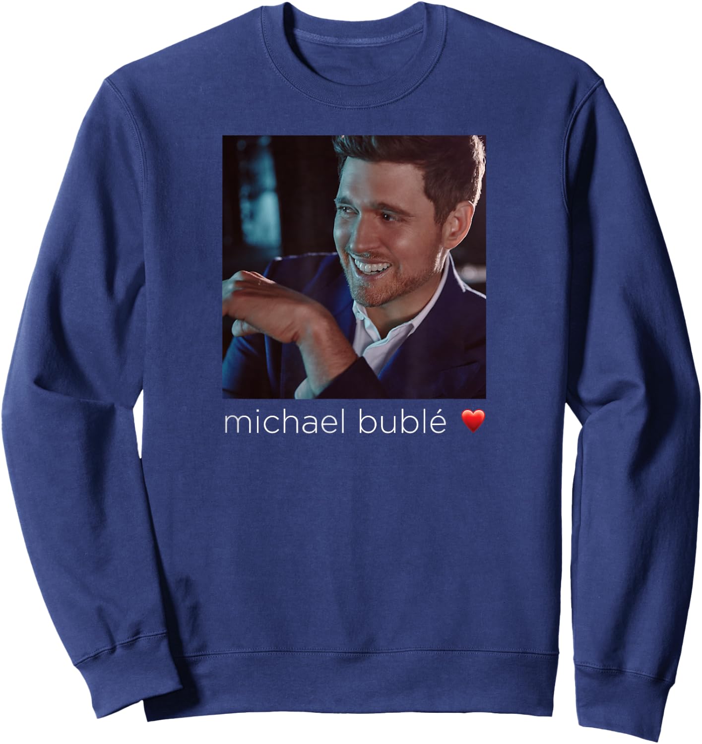 Michael Bublé Heart Sweatshirt - Sweatshirt | Navy