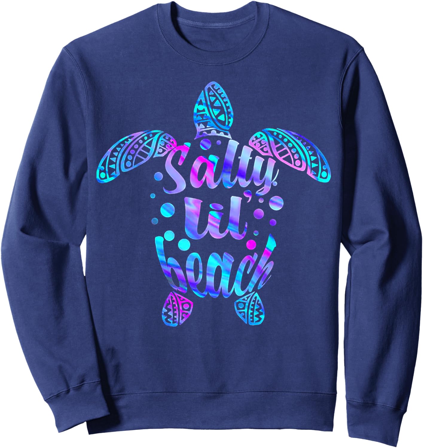 Salty Lil Beach Turtle Sweatshirt - Sweatshirt | Navy