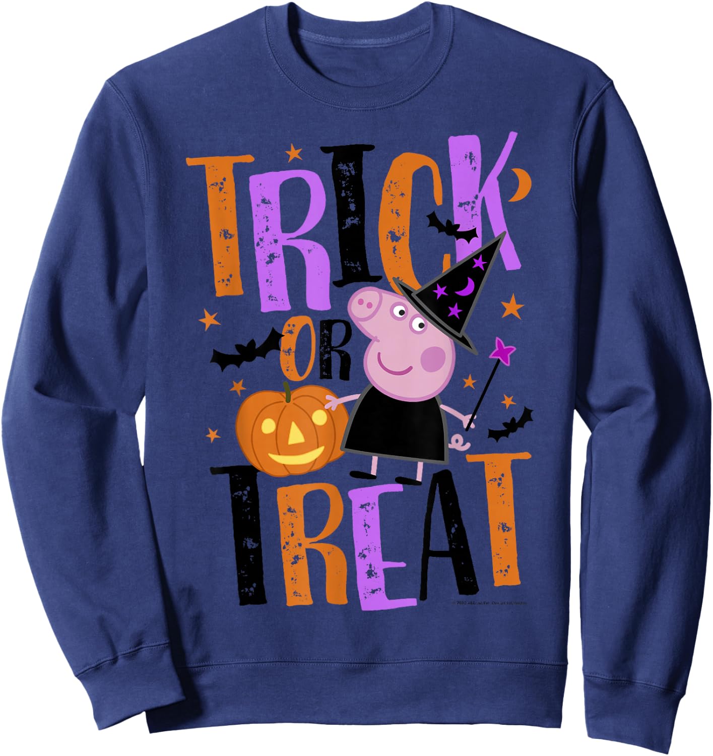 Peppa Pig Halloween Trick Or Treat Sweatshirt - Sweatshirt | Navy