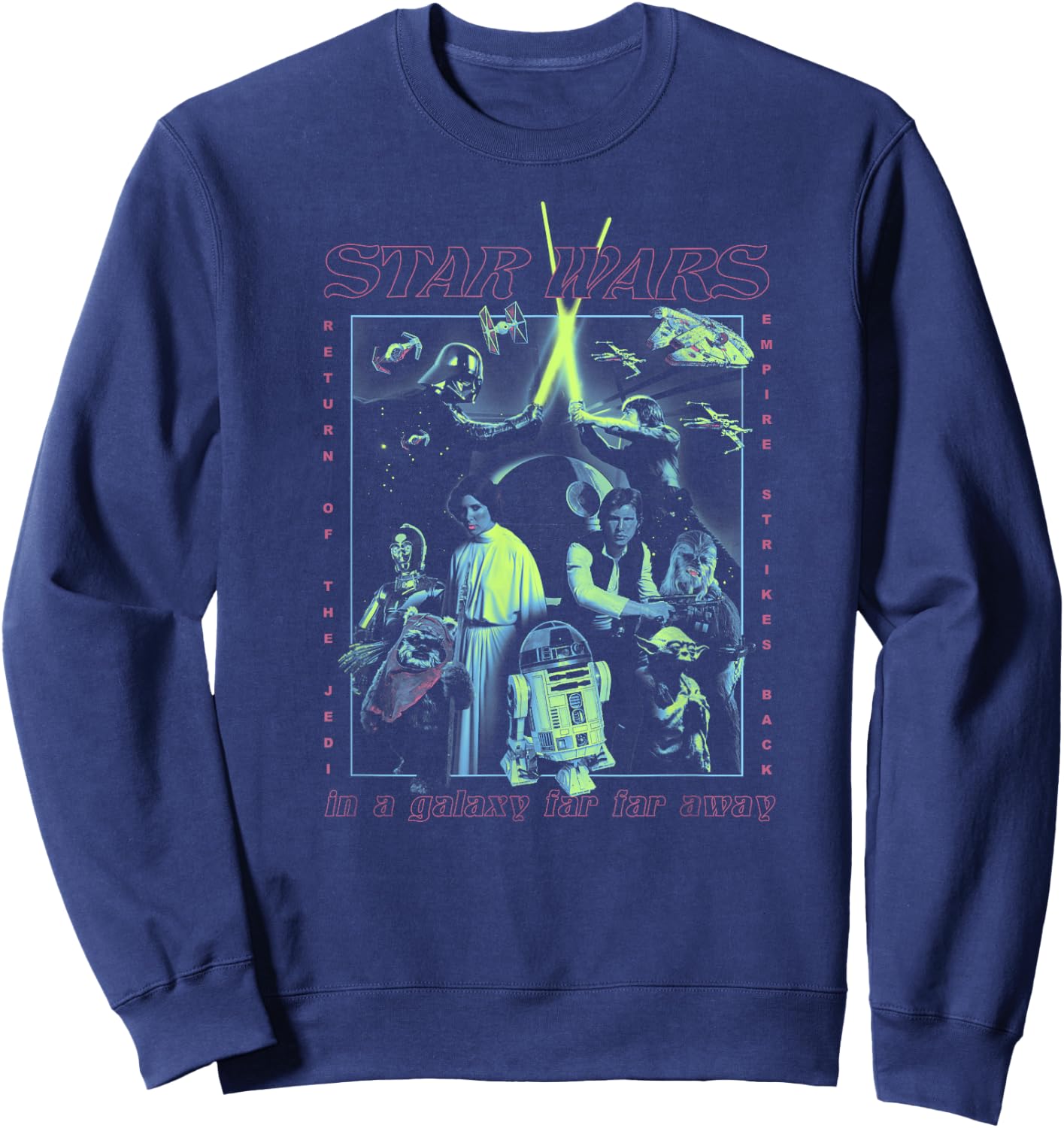 Star Wars Poster Glow Sweatshirt - Sweatshirt | Navy