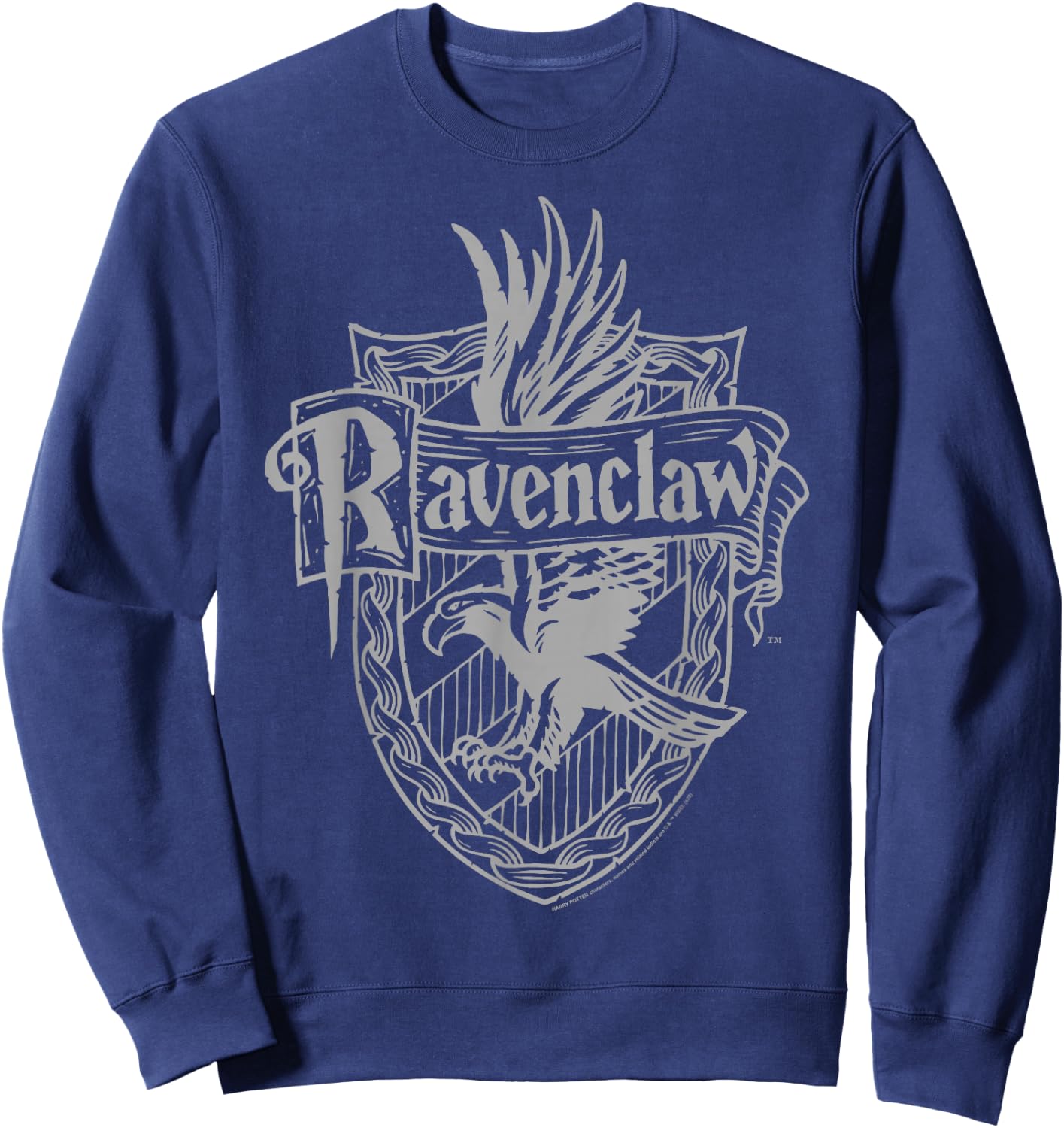 Harry Potter Ravenclaw Detailed Crest Small Sweatshirt - Sweatshirt | Navy