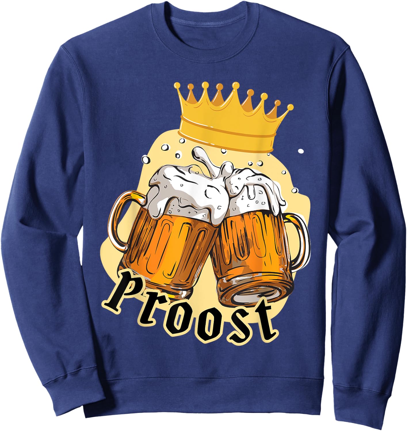 Kings Day Netherlands & Holland Proost | Koningsdag Sweatshirt - Sweatshirt | Navy