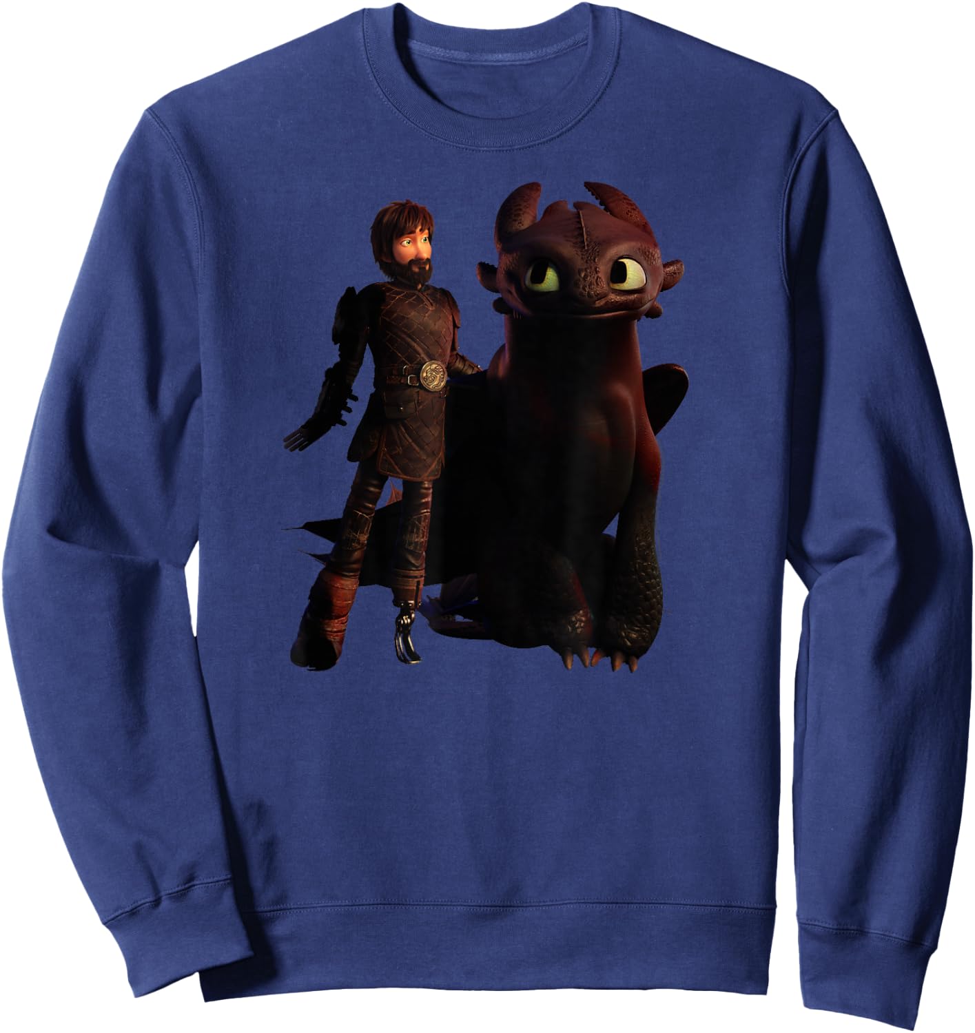 How to Train Your Dragon 3 Hiccup and Toothless Sweatshirt - Sweatshirt | Navy