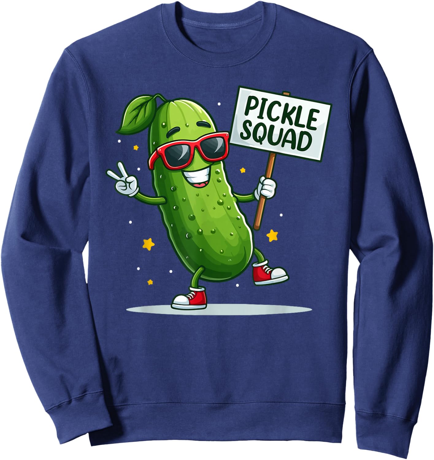 Pickle Lover Women Men Kids - Funny Pickle Squad Sweatshirt - Sweatshirt | Navy