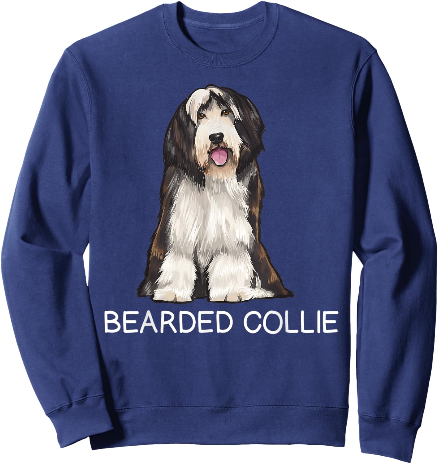 Bearded Collie Crazy Dog Lover Sweatshirt - Sweatshirt | Navy