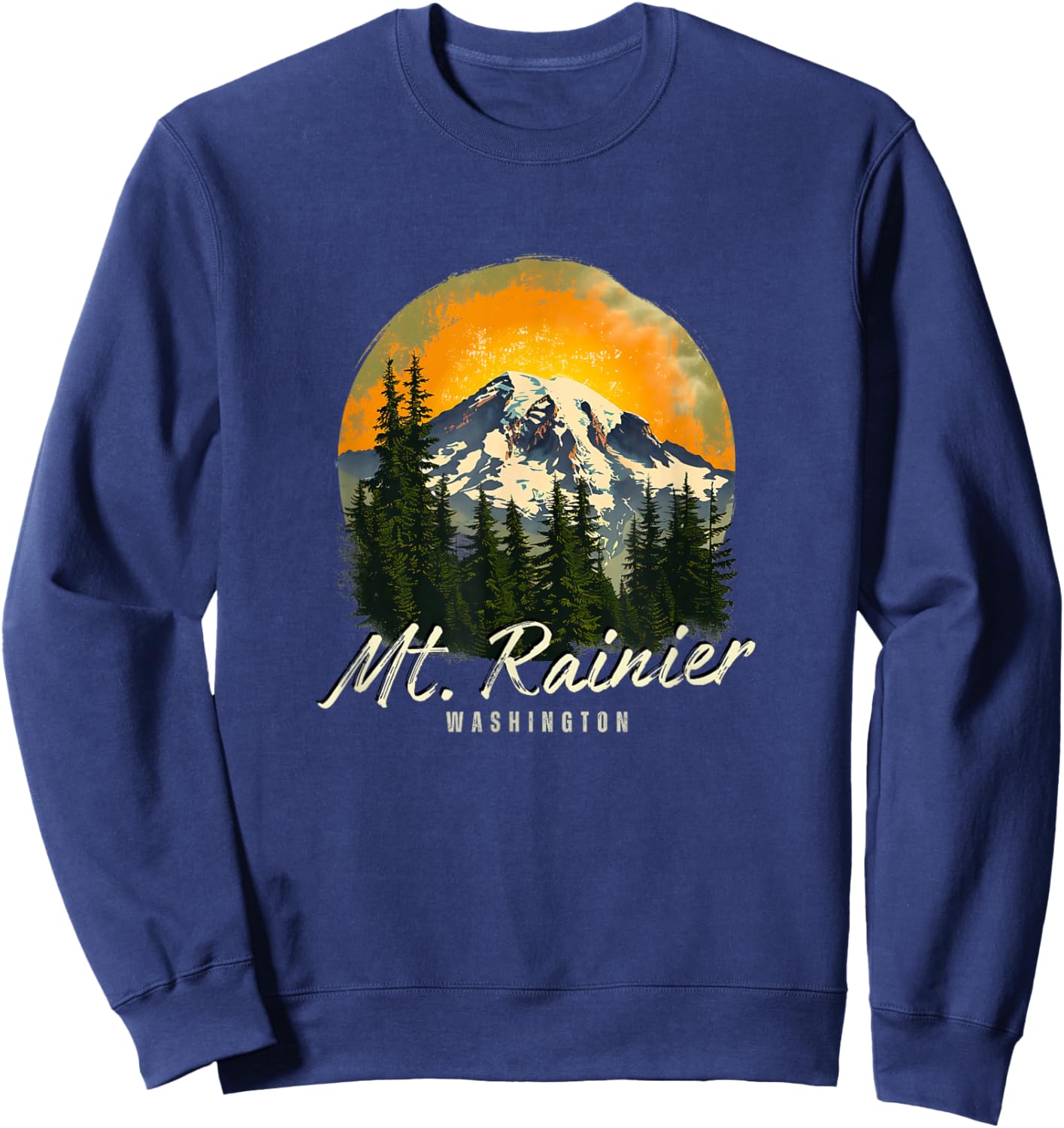 Mount Rainier Souvenir / Mt. Rainier Sweatshirt - Sweatshirt | Navy