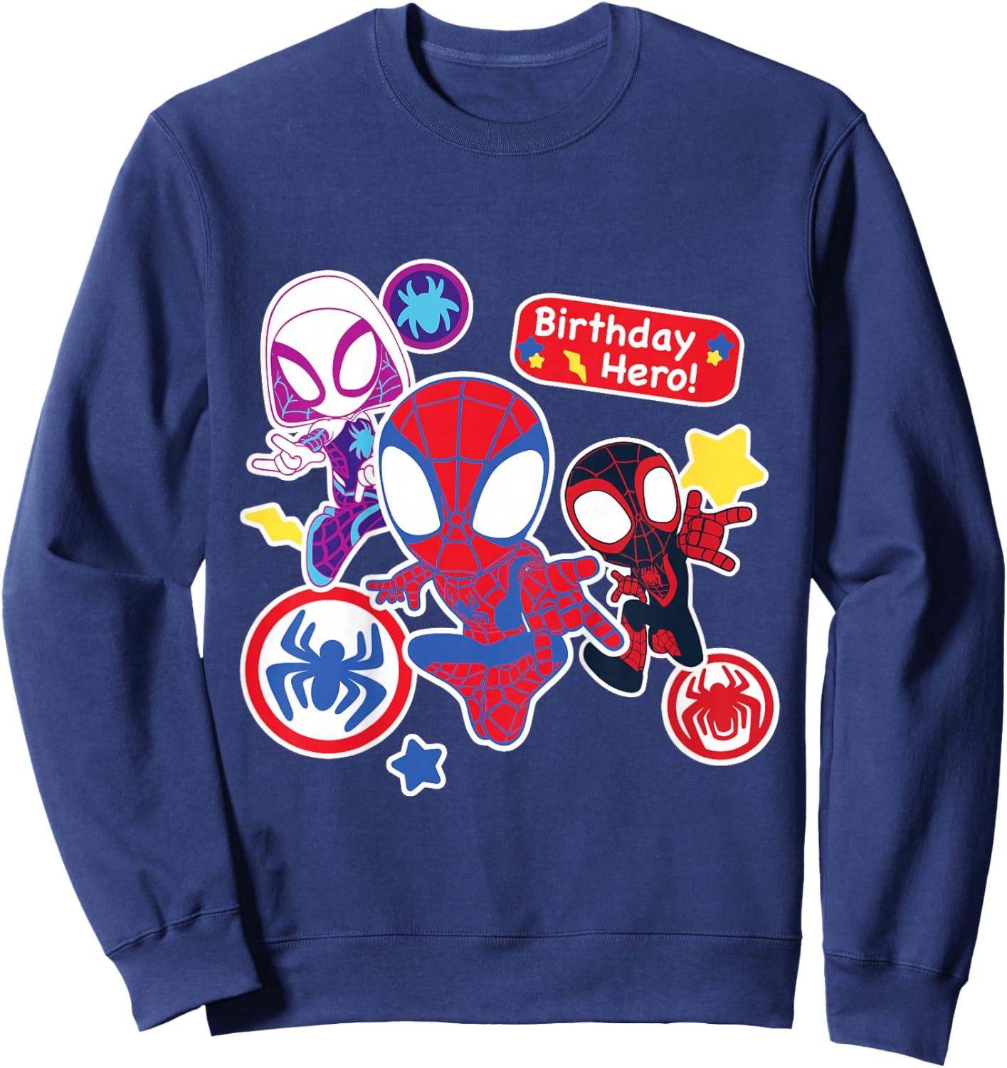 Marvel Spidey and His Amazing Friends Birthday Hero Sweatshirt - Sweatshirt | Navy