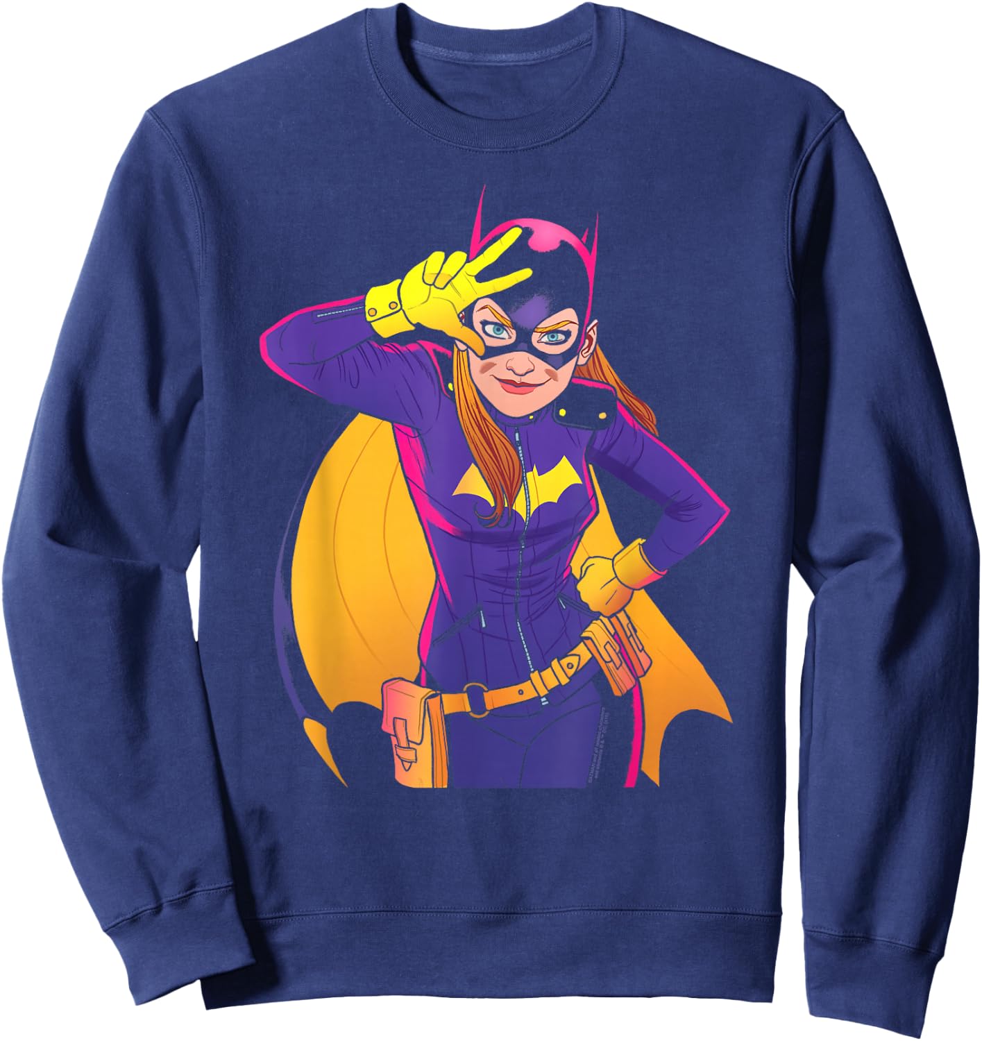 Batgirl Moves T Shirt Sweatshirt - Sweatshirt | Navy