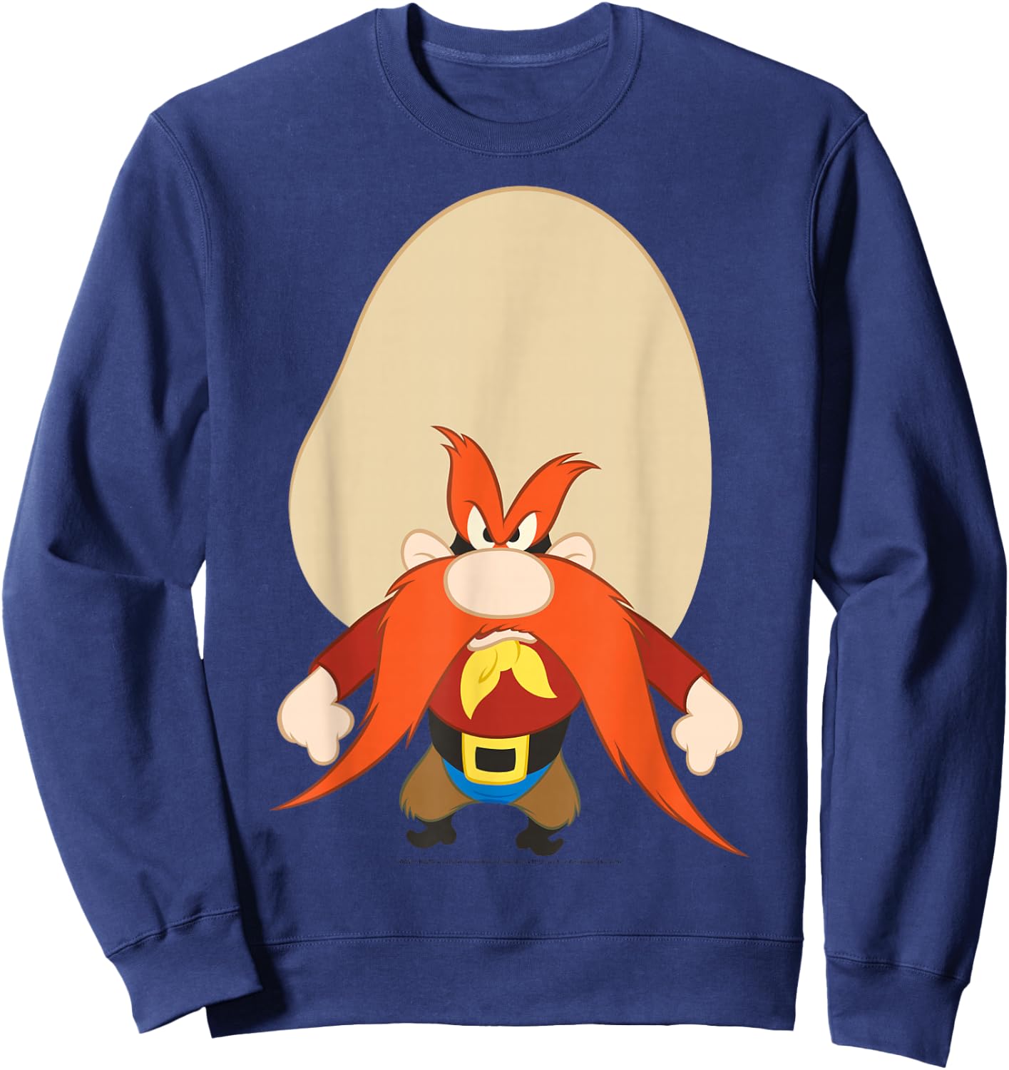 Looney Tunes Yosemite Sam Angry Portrait Sweatshirt - Sweatshirt | Navy