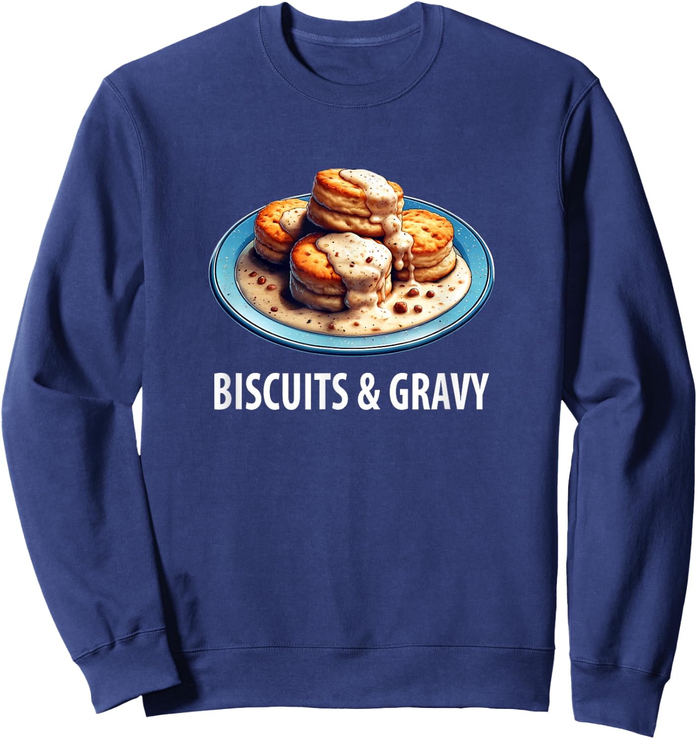 Biscuits & Gravy Sweatshirt - Sweatshirt | Navy