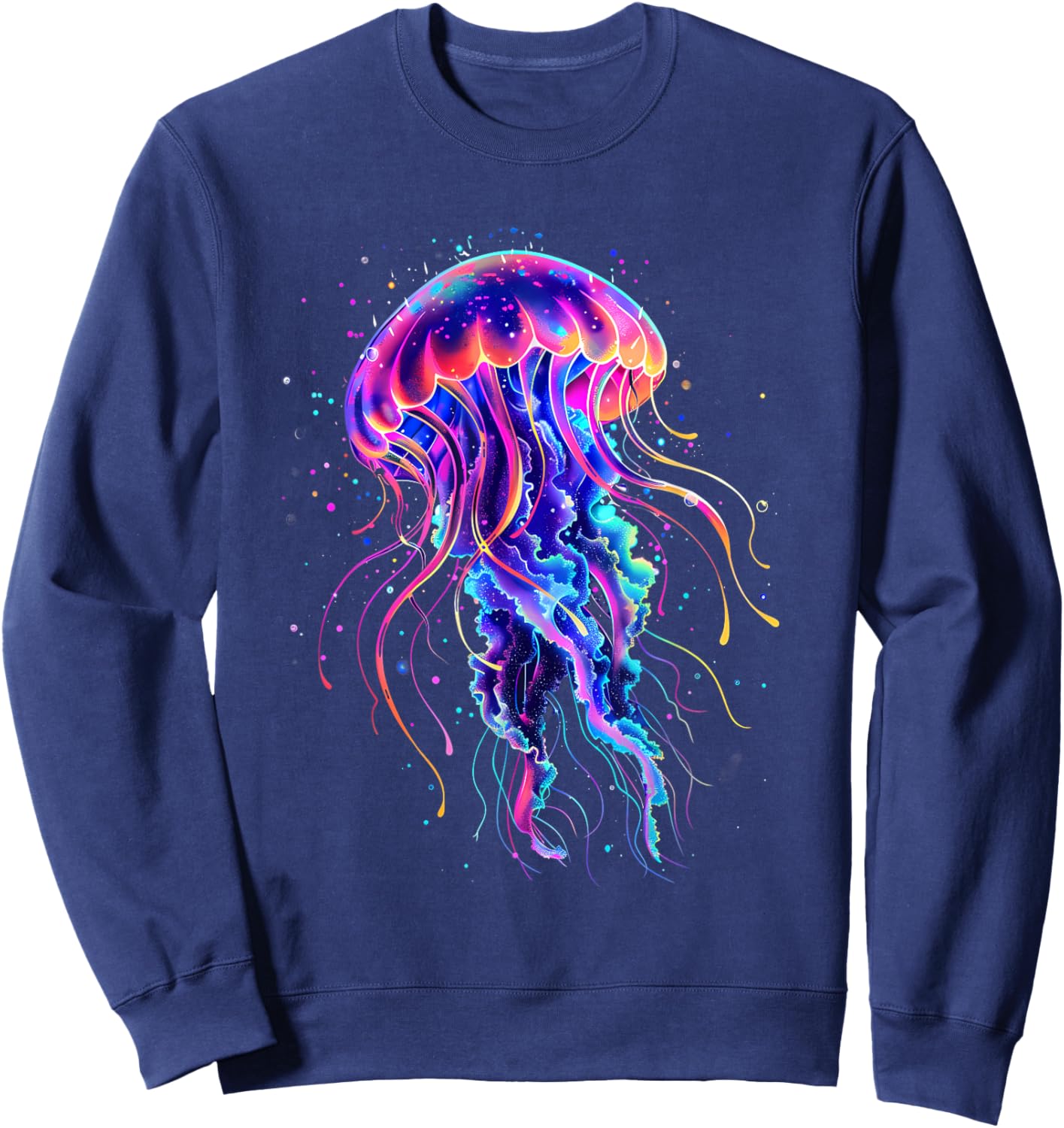 Sea Ocean Jellyfish Marine Mammal Ocean Sea Animal Jellyfish Sweatshirt - Sweatshirt | Navy