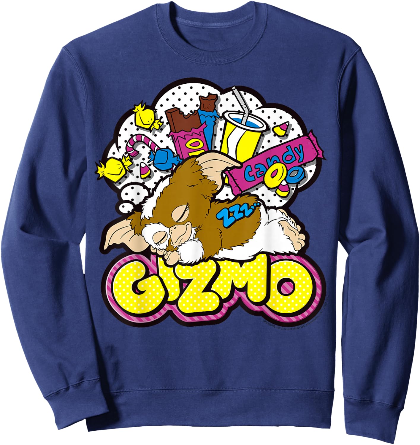 Gremlins Gizmo Candy Pop Art Sweatshirt - Sweatshirt | Navy