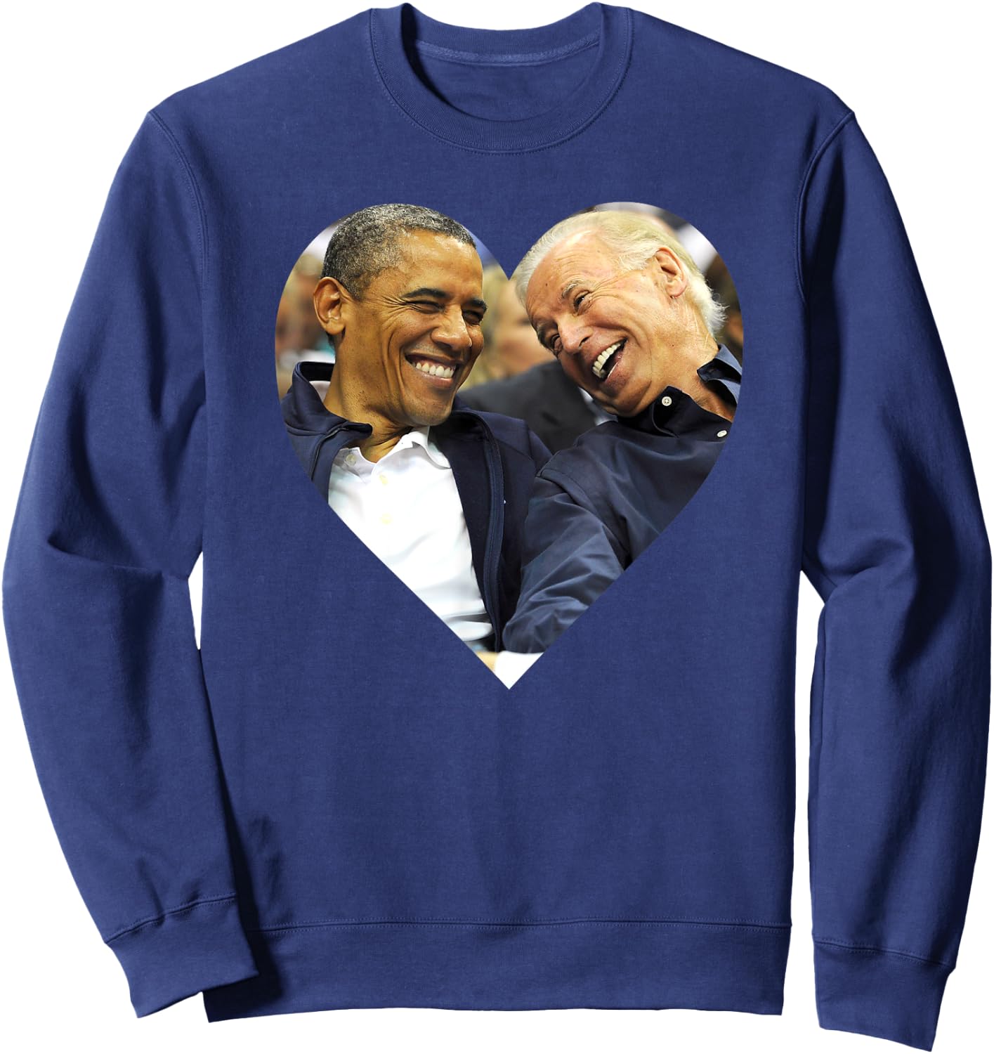 Joe Biden and Barack Obama Sweatshirt - Sweatshirt | Navy