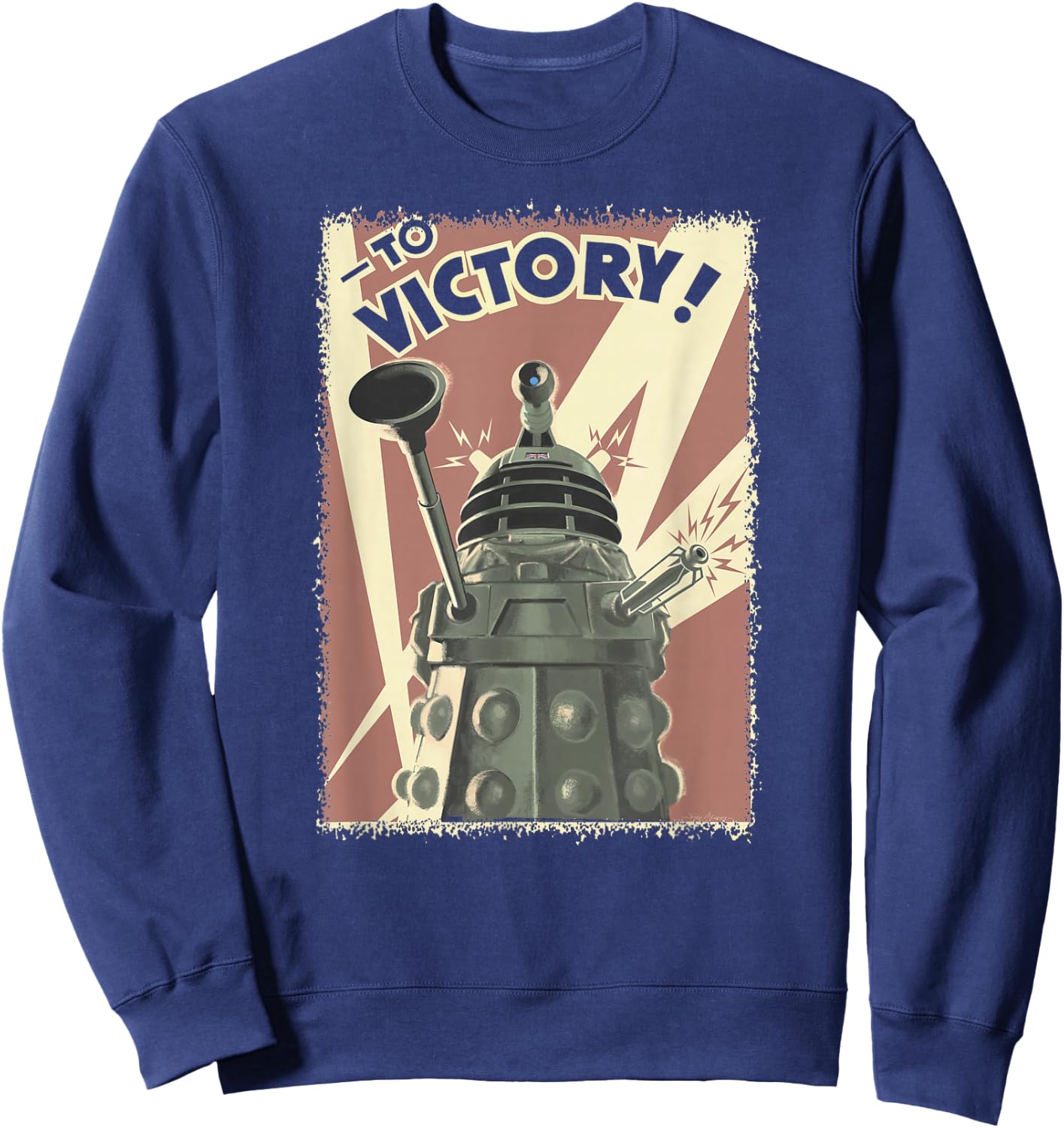 Propoganda Dalek Sci-Fi Fan 60th Anniversary Sweatshirt - Sweatshirt | Navy
