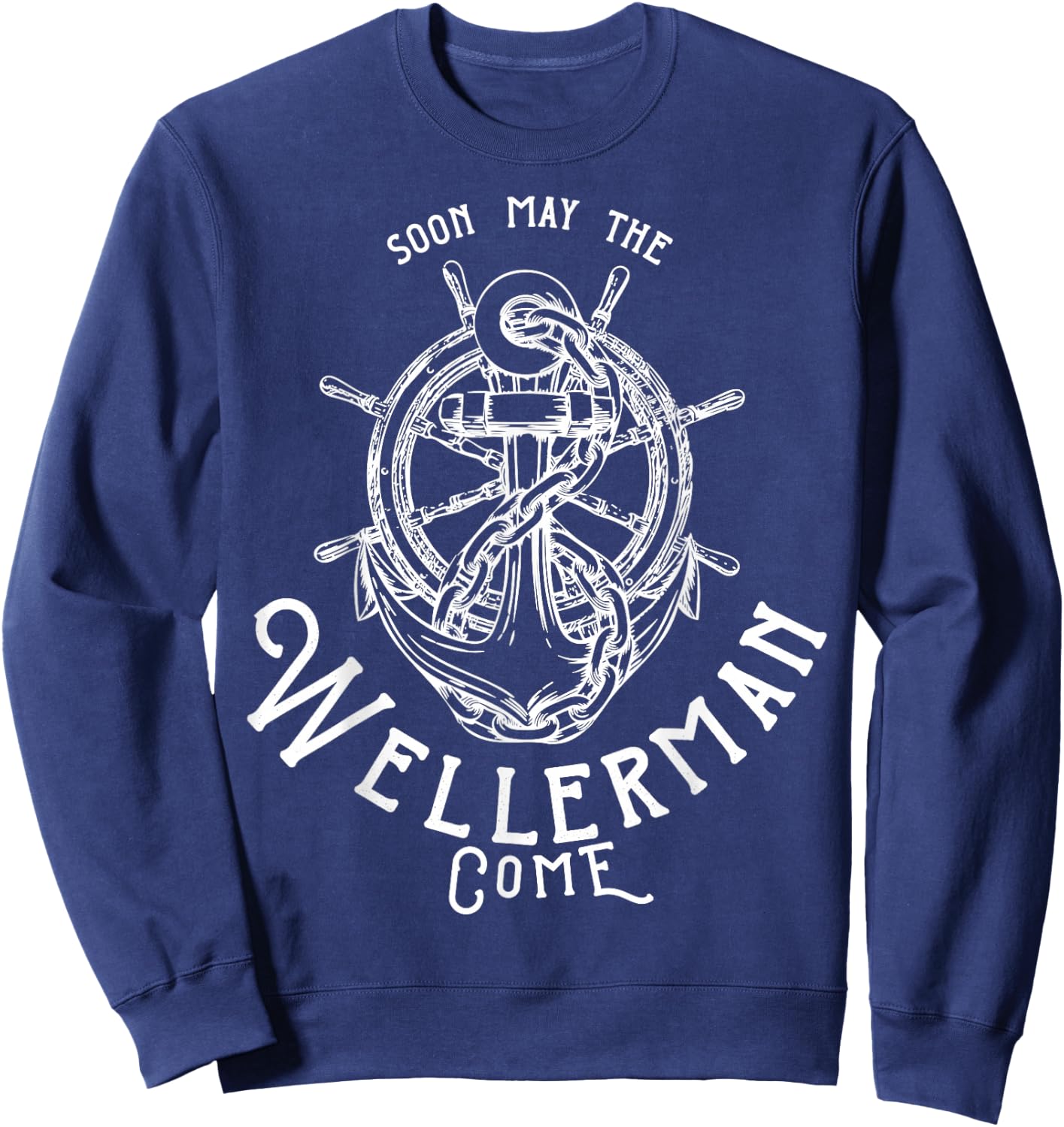 Wellerman Sea Shanty Sweatshirt - Sweatshirt | Navy