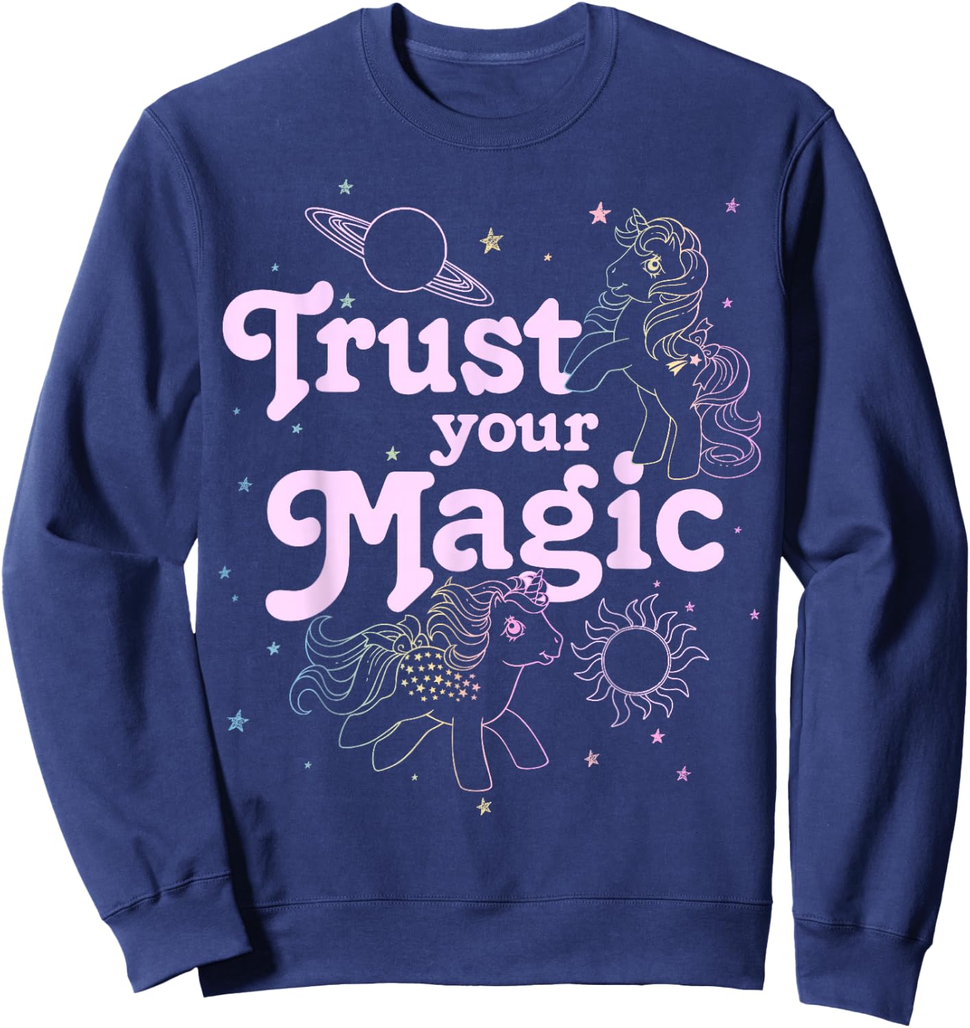 My Little Pony Trust Your Magic Celestial Ponies Sweatshirt - Sweatshirt | Navy