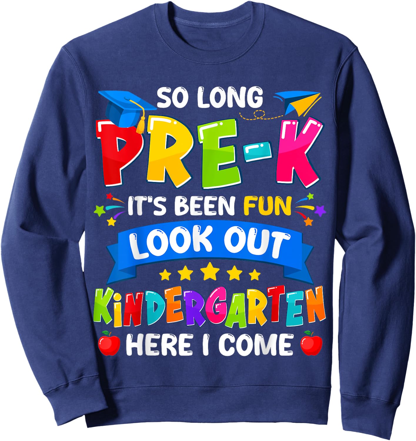 Pre-k Preschool Graduation Sweatshirt - Sweatshirt | Navy