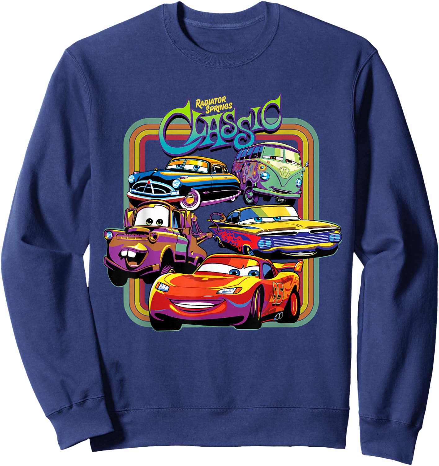 Disney Pixar Cars Radiator Springs Classic Sweatshirt - Sweatshirt | Navy