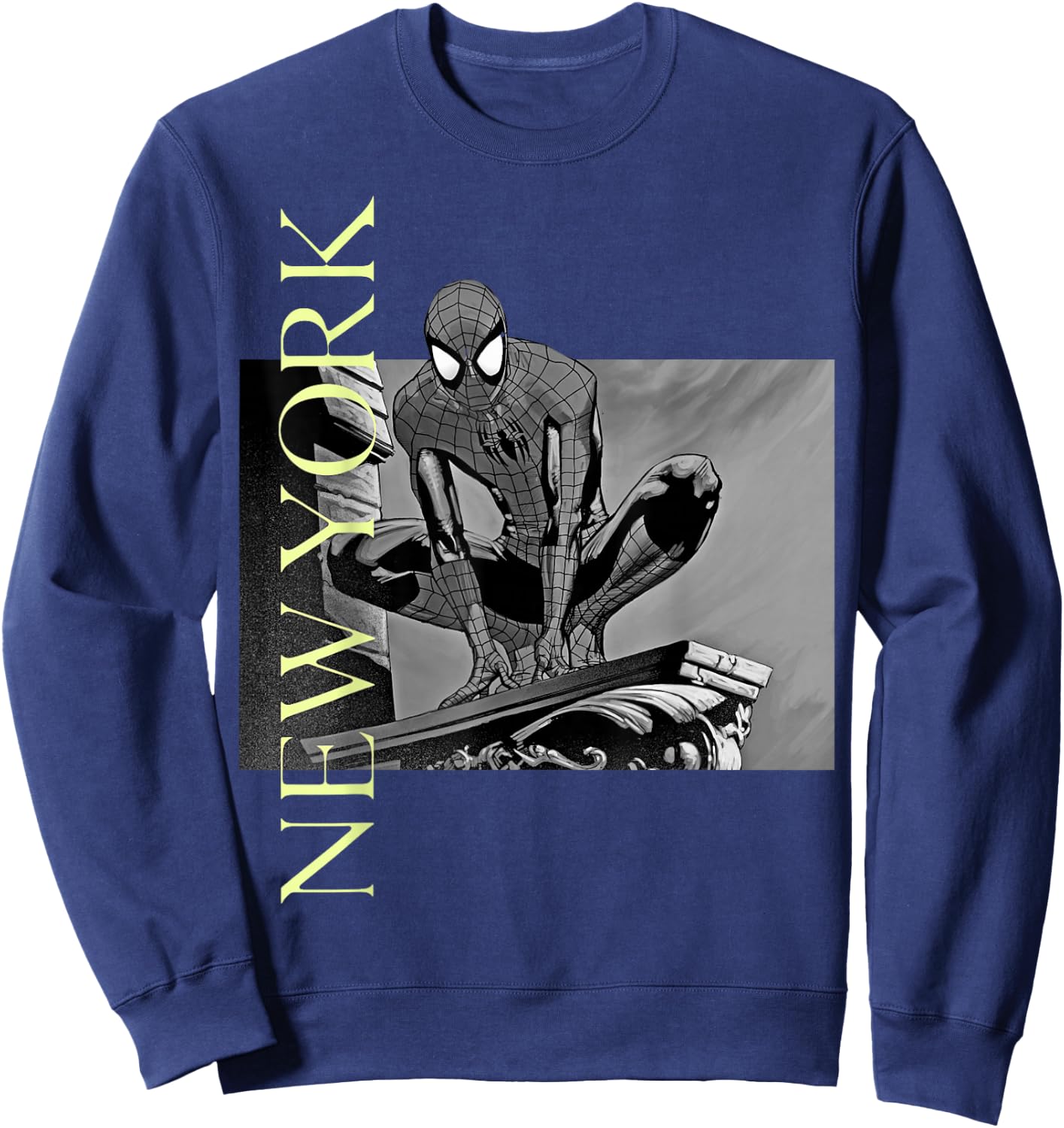 Marvel Spider-Man New York Portrait Sweatshirt - Sweatshirt | Navy