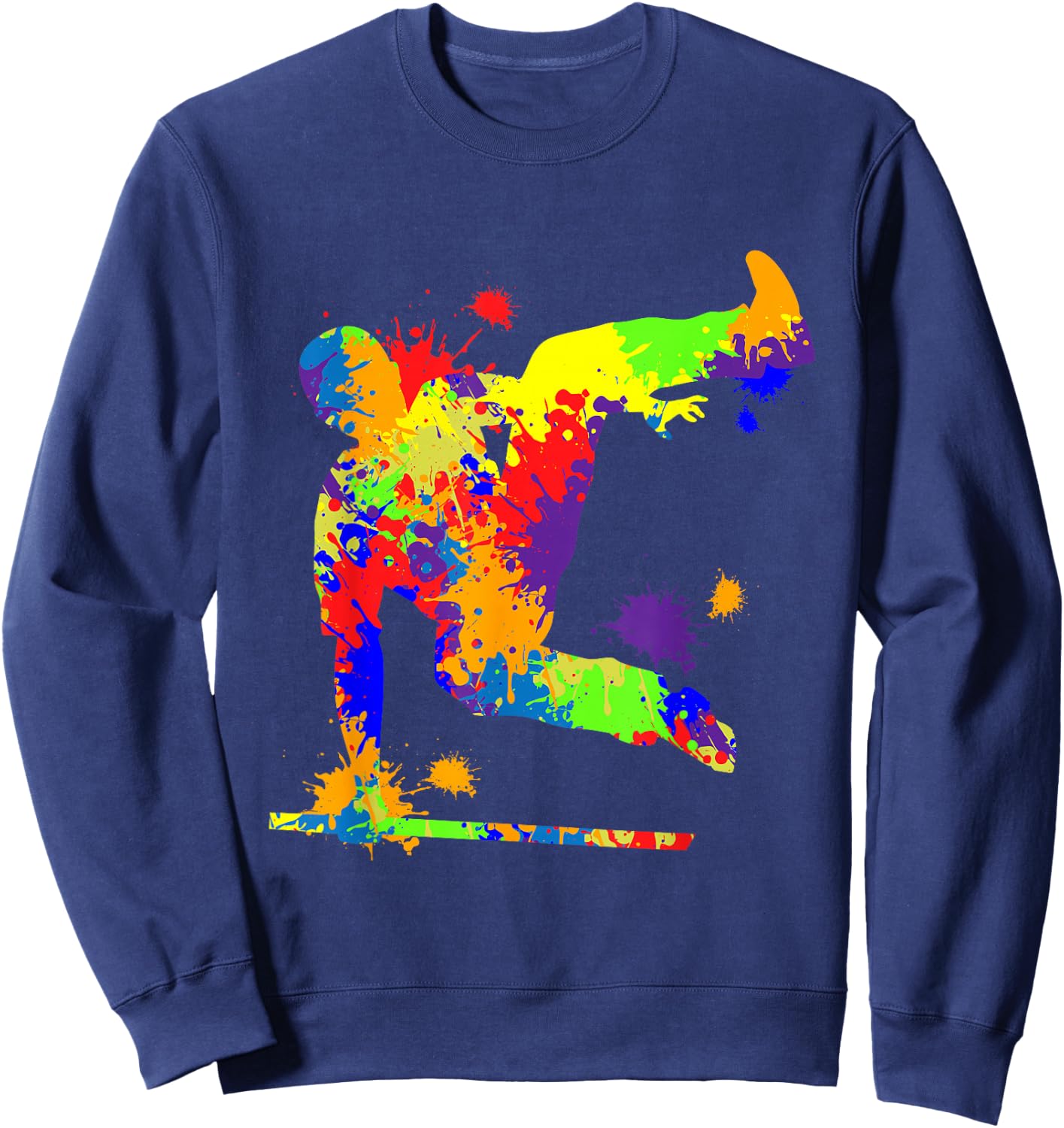 Parkour Freerunning Freerunner Traceur Kids Boys Sweatshirt - Sweatshirt | Navy
