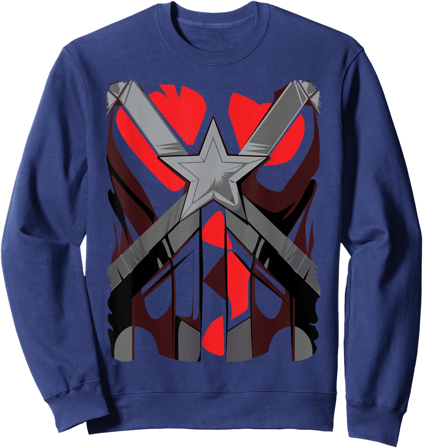 Marvel Black Widow Red Guardian Costume Halloween Sweatshirt - Sweatshirt | Navy