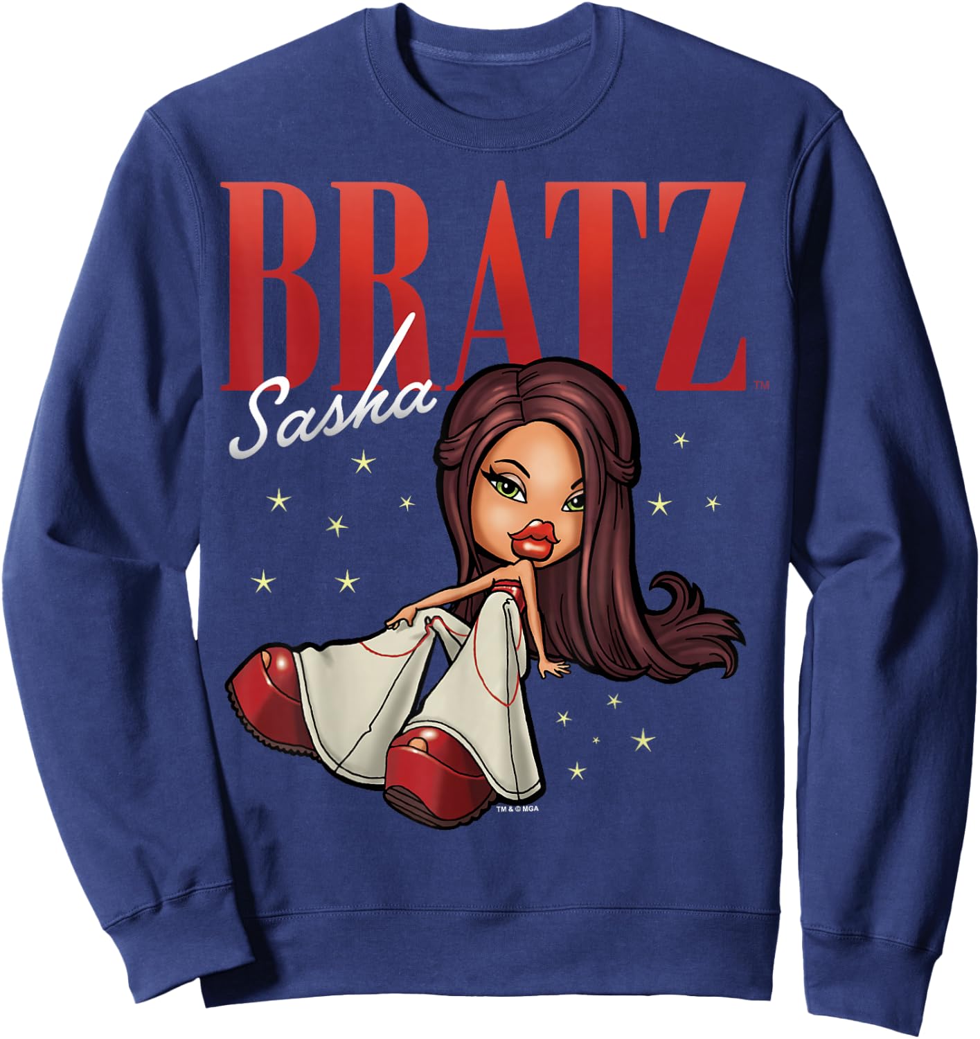 Bratz Sasha Portrait Sweatshirt - Sweatshirt | Navy