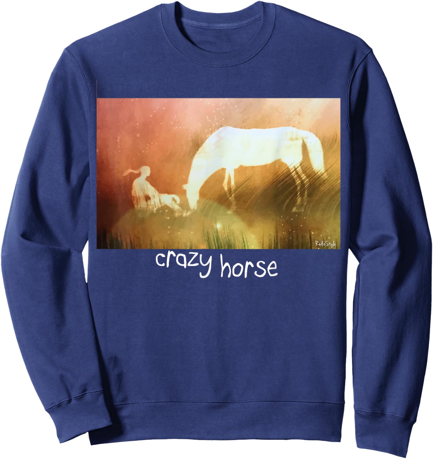 Crazy Horse Sweatshirt - Sweatshirt | Navy