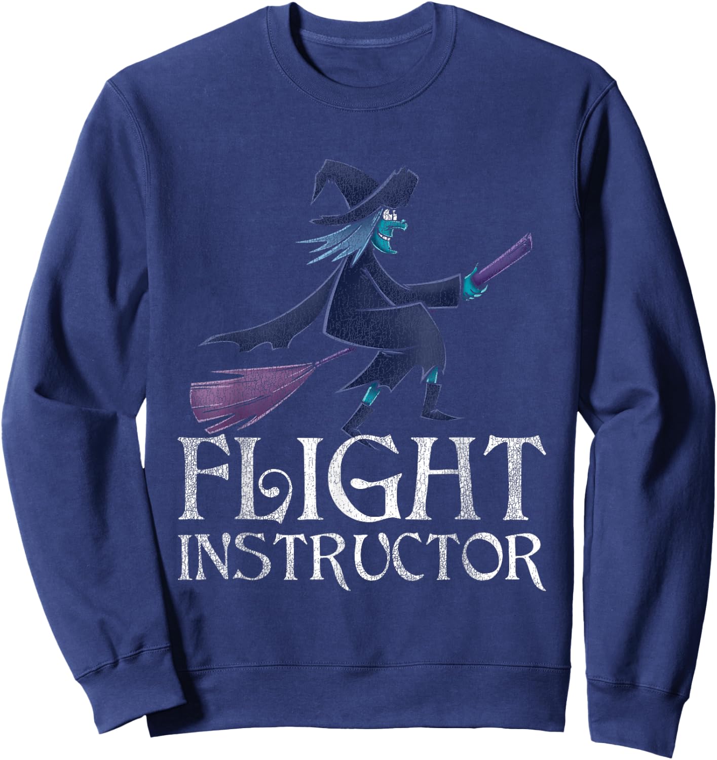 Flight Instructor Witch Sweatshirt - Sweatshirt | Navy