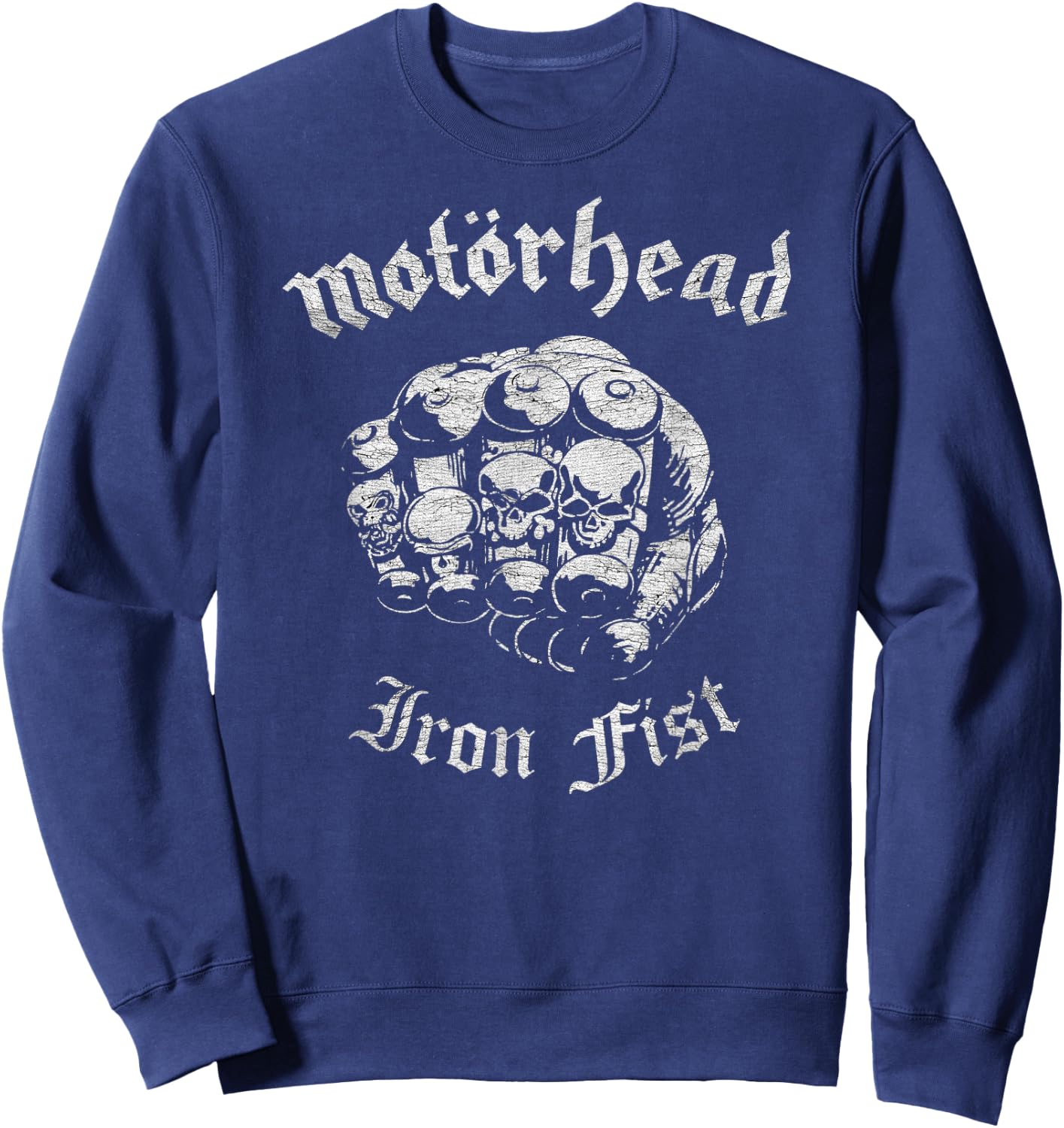 Motrhead Official - -Adults Black Oversized Modern Lace Sweatshirt - Sweatshirt | Navy