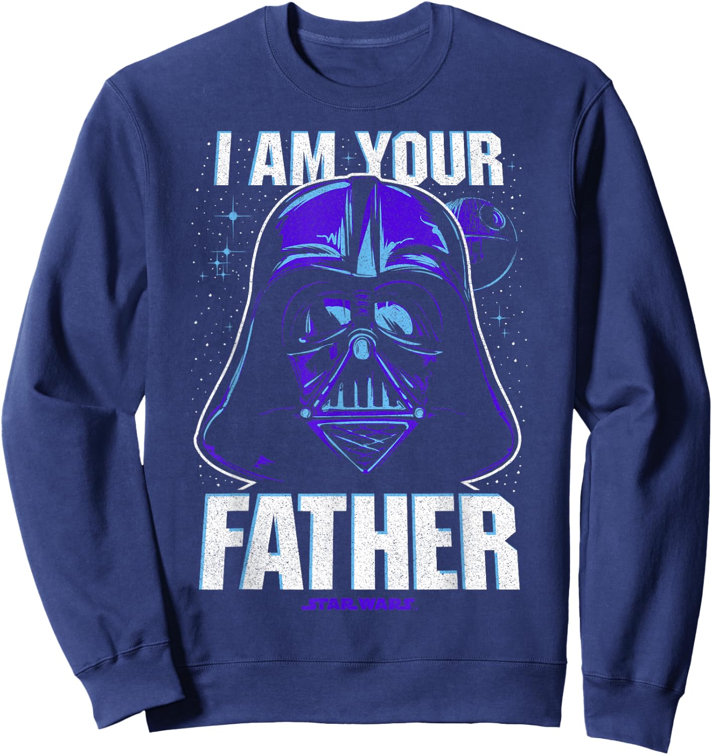 Star Wars Darth Vader I Am Your Father Purple Hue Sweatshirt - Sweatshirt | Navy
