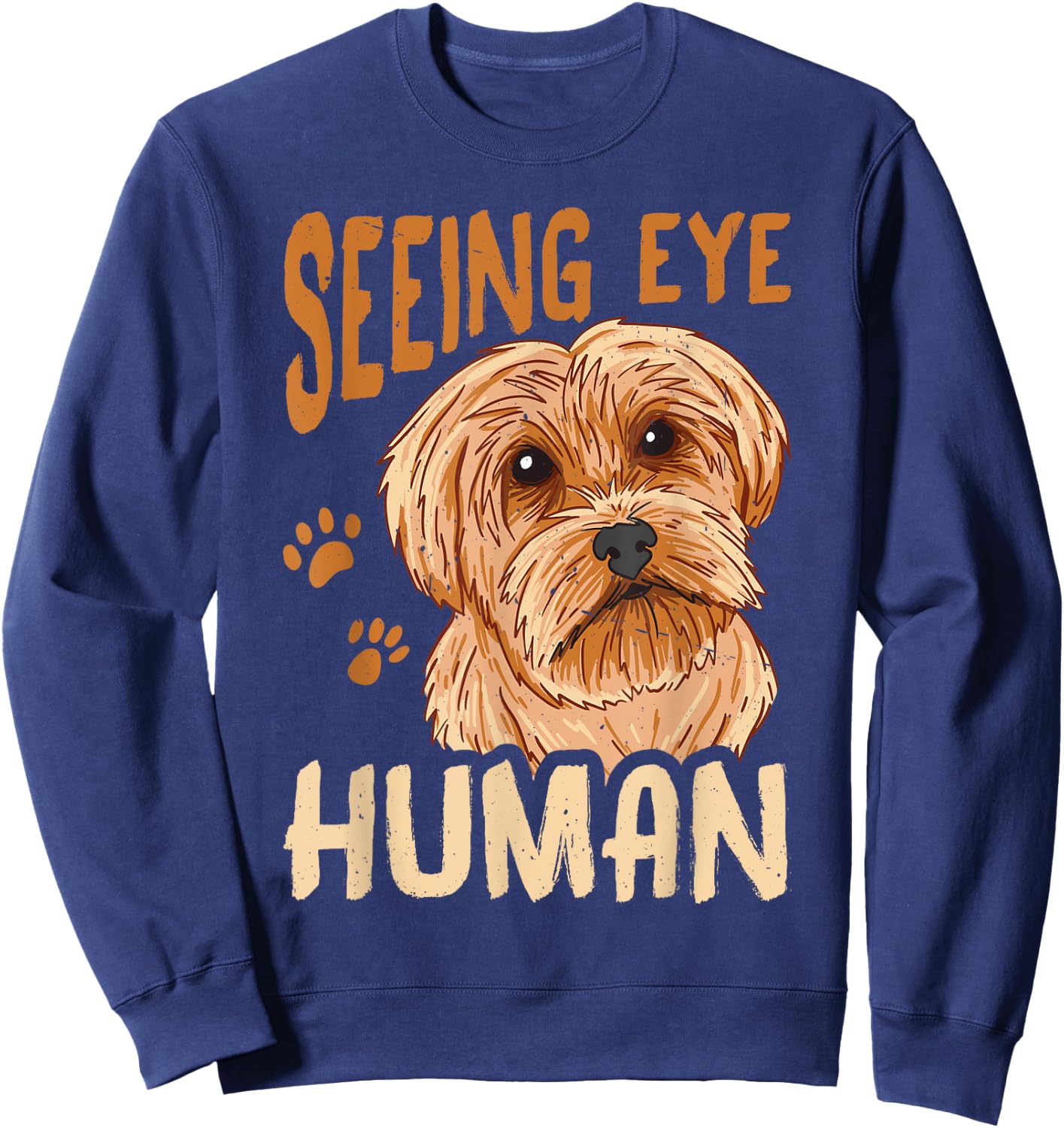 Seeing Eye Human _ Sweatshirt - Sweatshirt | Navy