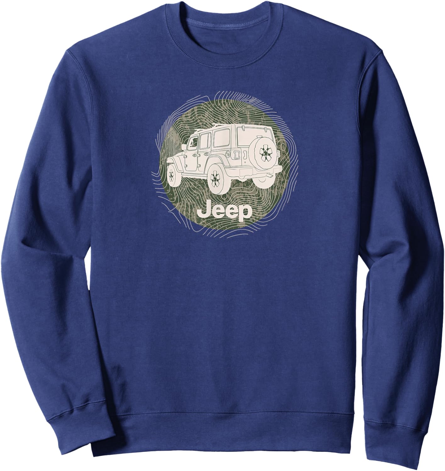 Jeep Wrangler Terrain Sweatshirt - Sweatshirt | Navy