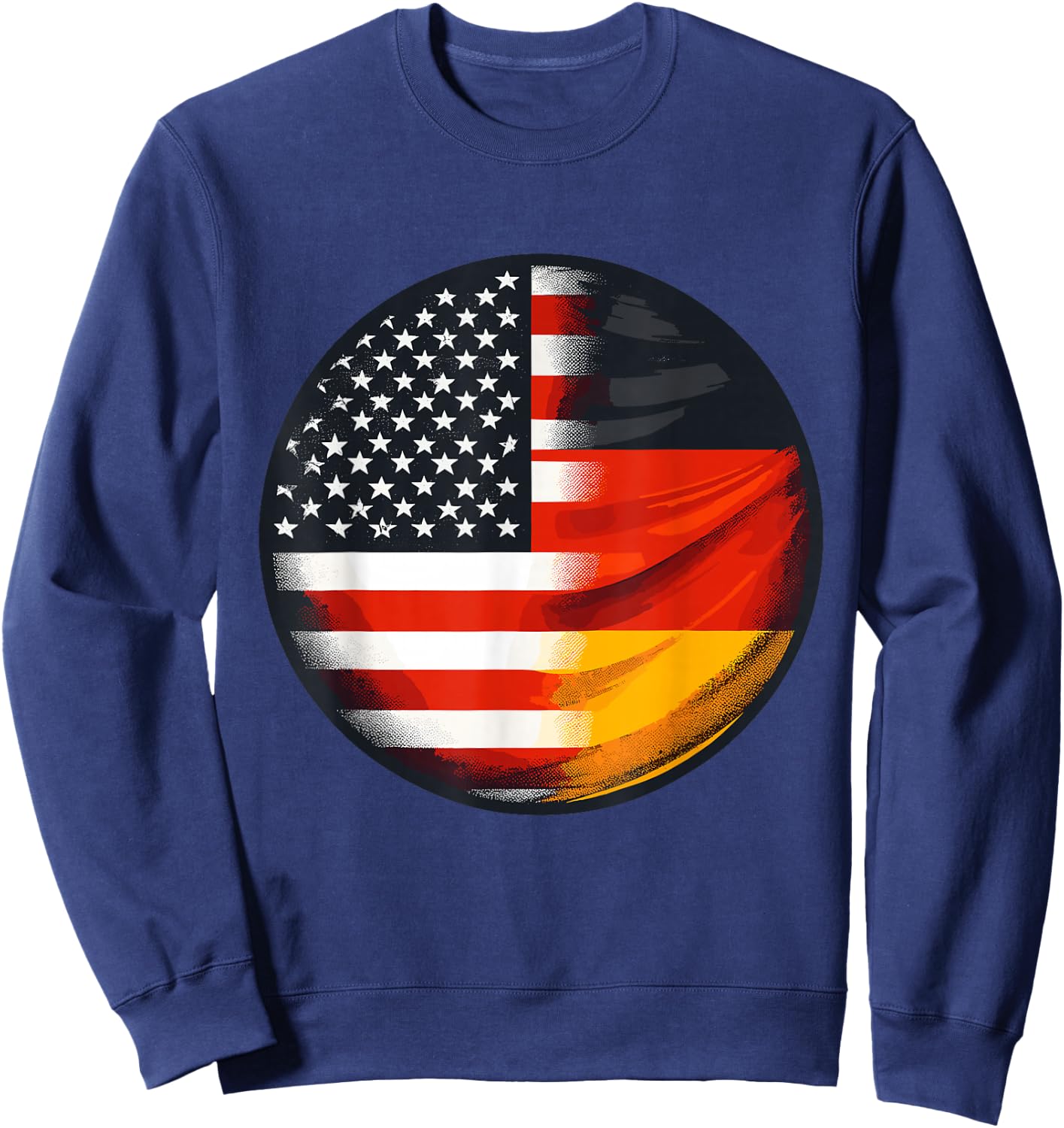 American German USA Germany Flag Sweatshirt - Sweatshirt | Navy