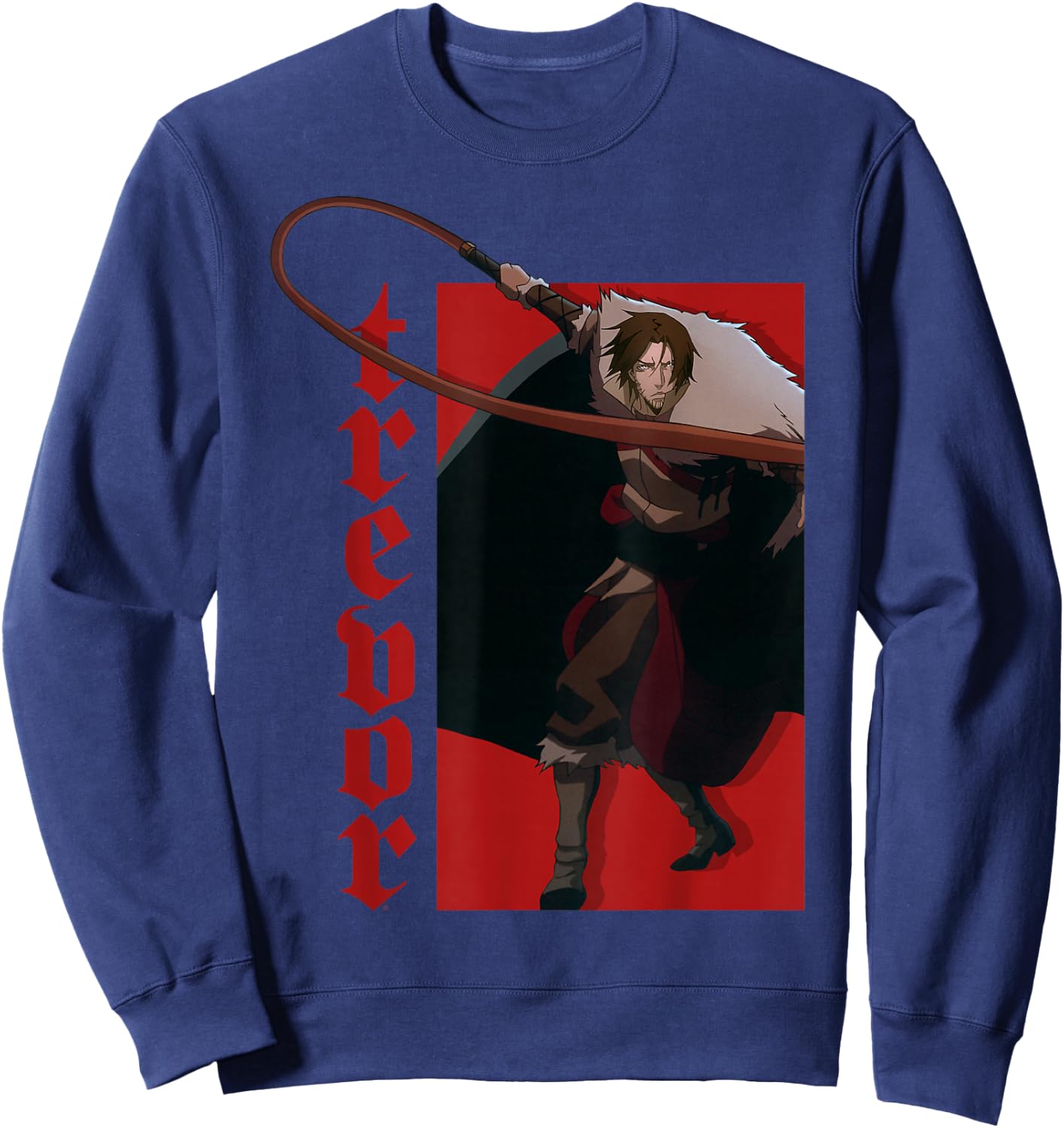 Castlevania Trevor Belmont Character Portrait Sweatshirt - Sweatshirt | Navy